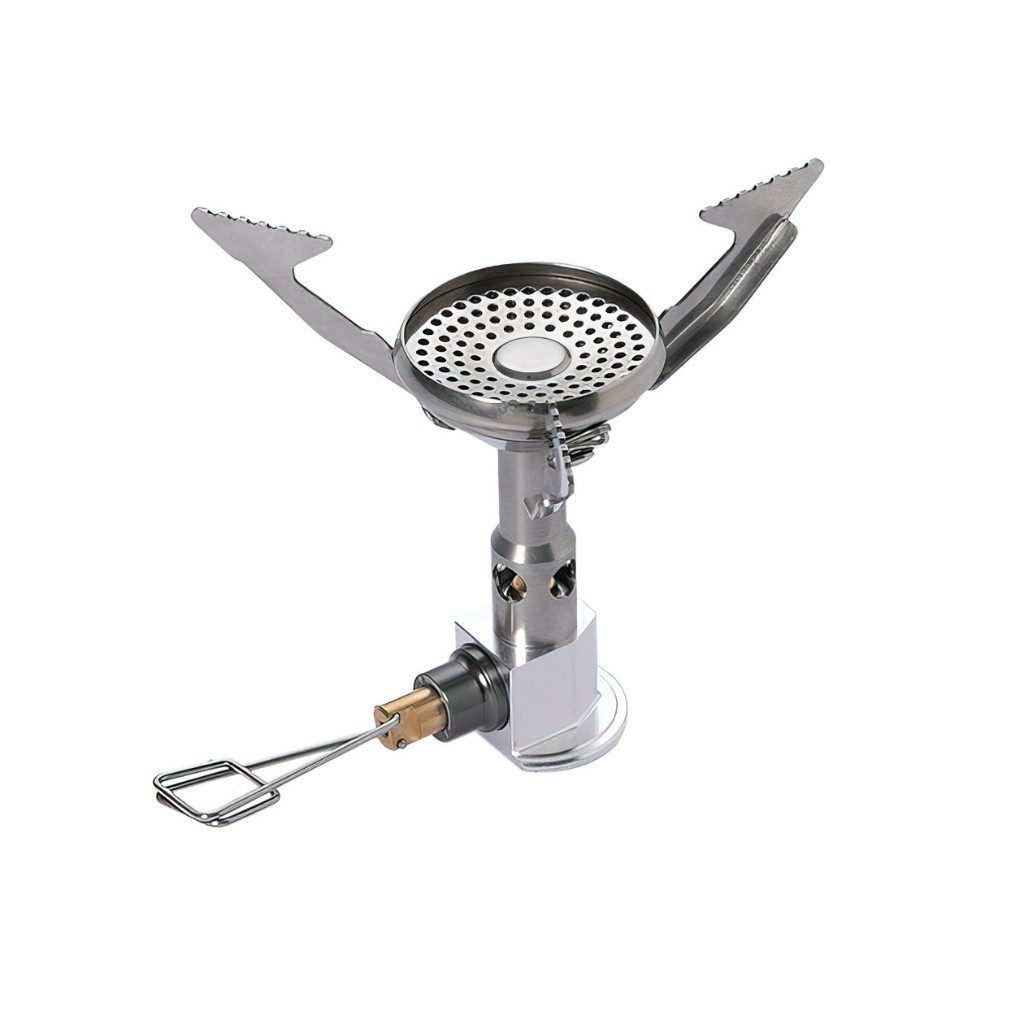 FireMaple Gaskocher Polaris Campingkocher – Ultraleicht, kompakt & mit Gasdruckregler, (Packung), Konstante Flamme bei sinkendem Kartuschendruck; ultraleicht; kompakt