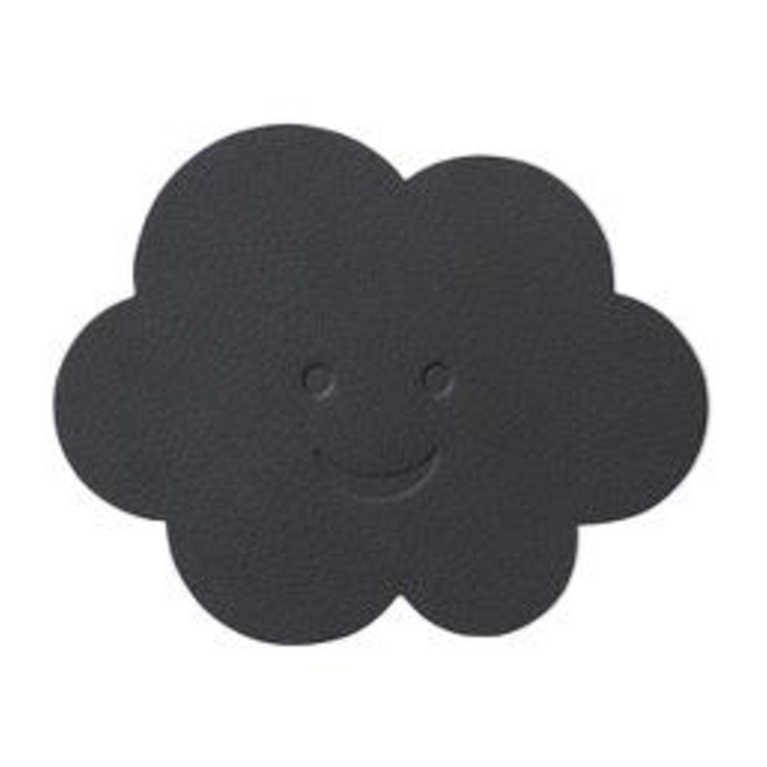 LIND DNA Glasuntersetzer Glasuntersetzer CLOUD 12cm Nupo anthrazit 983363