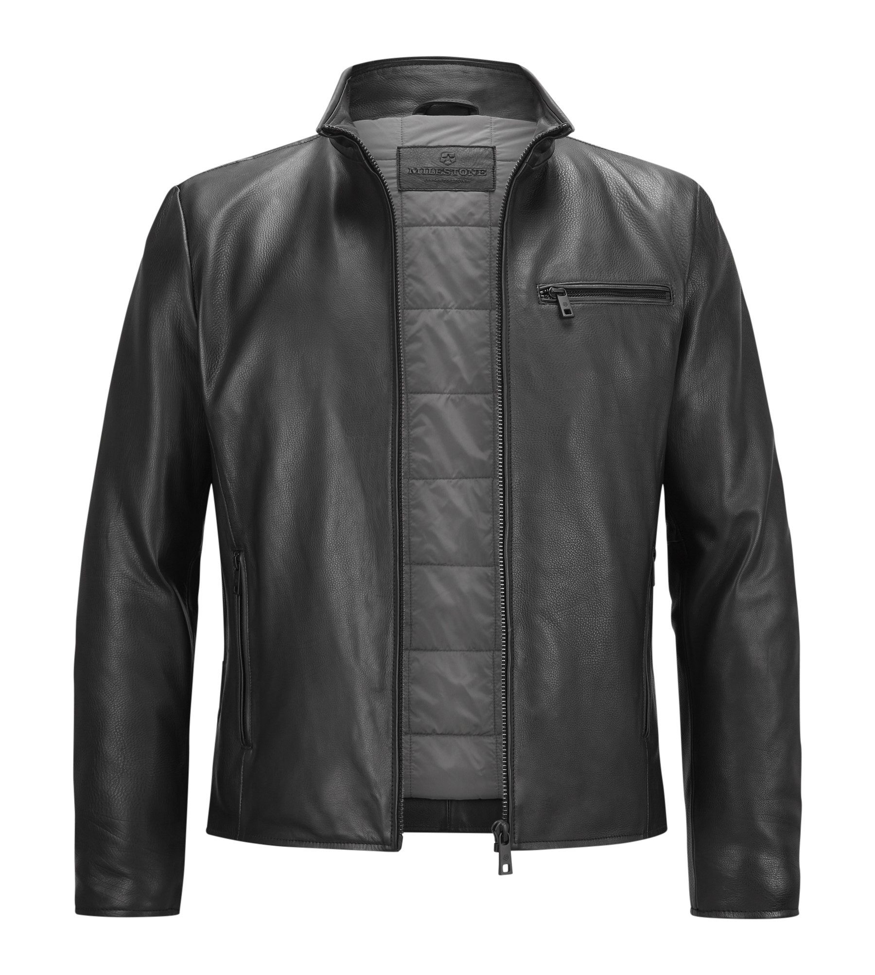 Milestone Lederjacke MSJeffrey robuste Jacke aus Kalbsleder günstig online kaufen