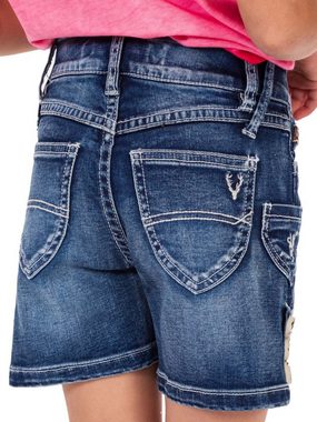 MarJo Trachtenhose Kinder JEANSSHORT KIDS blau