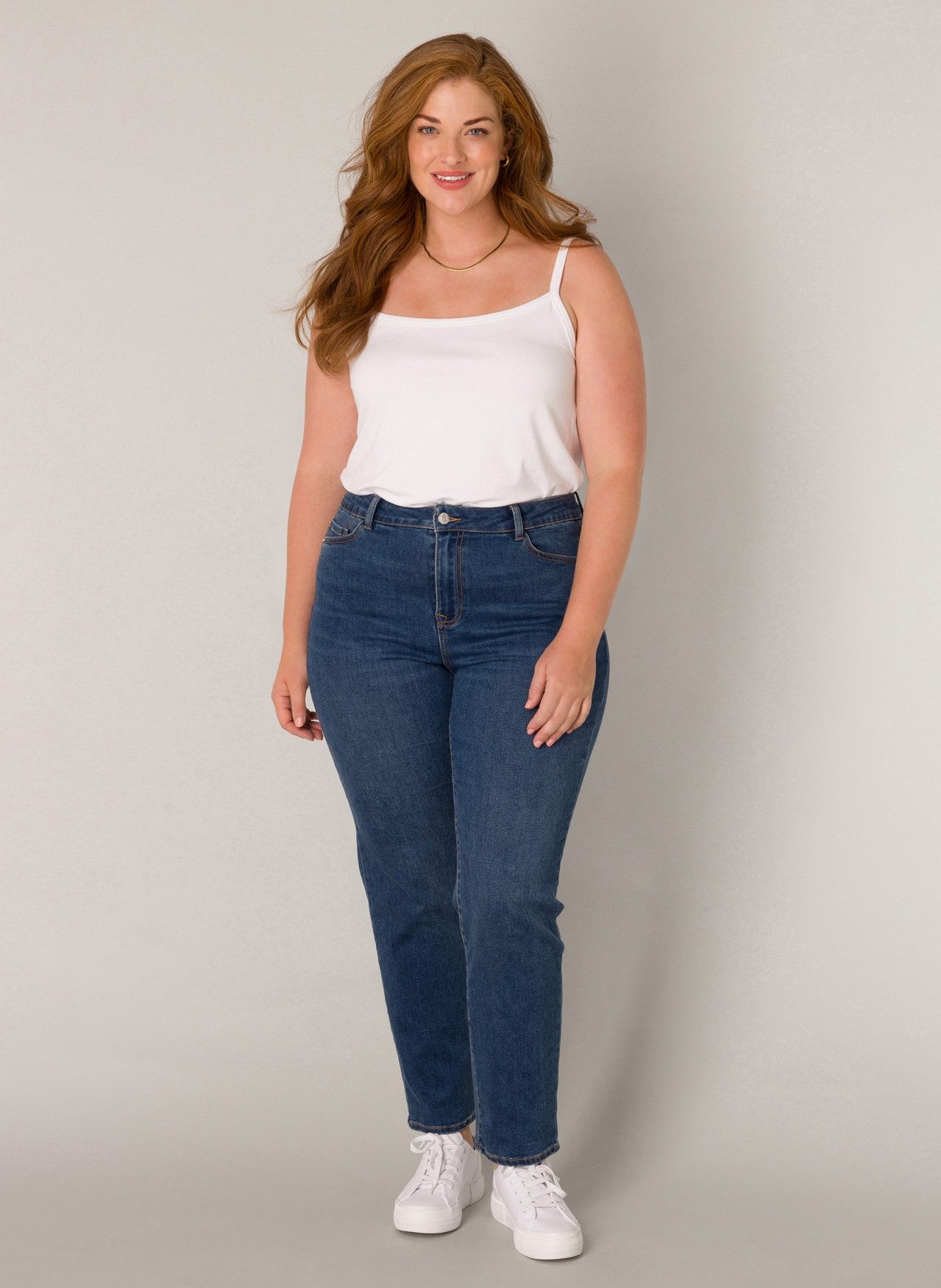 Base Level Curvy Slim-fit-Jeans in großen Größen