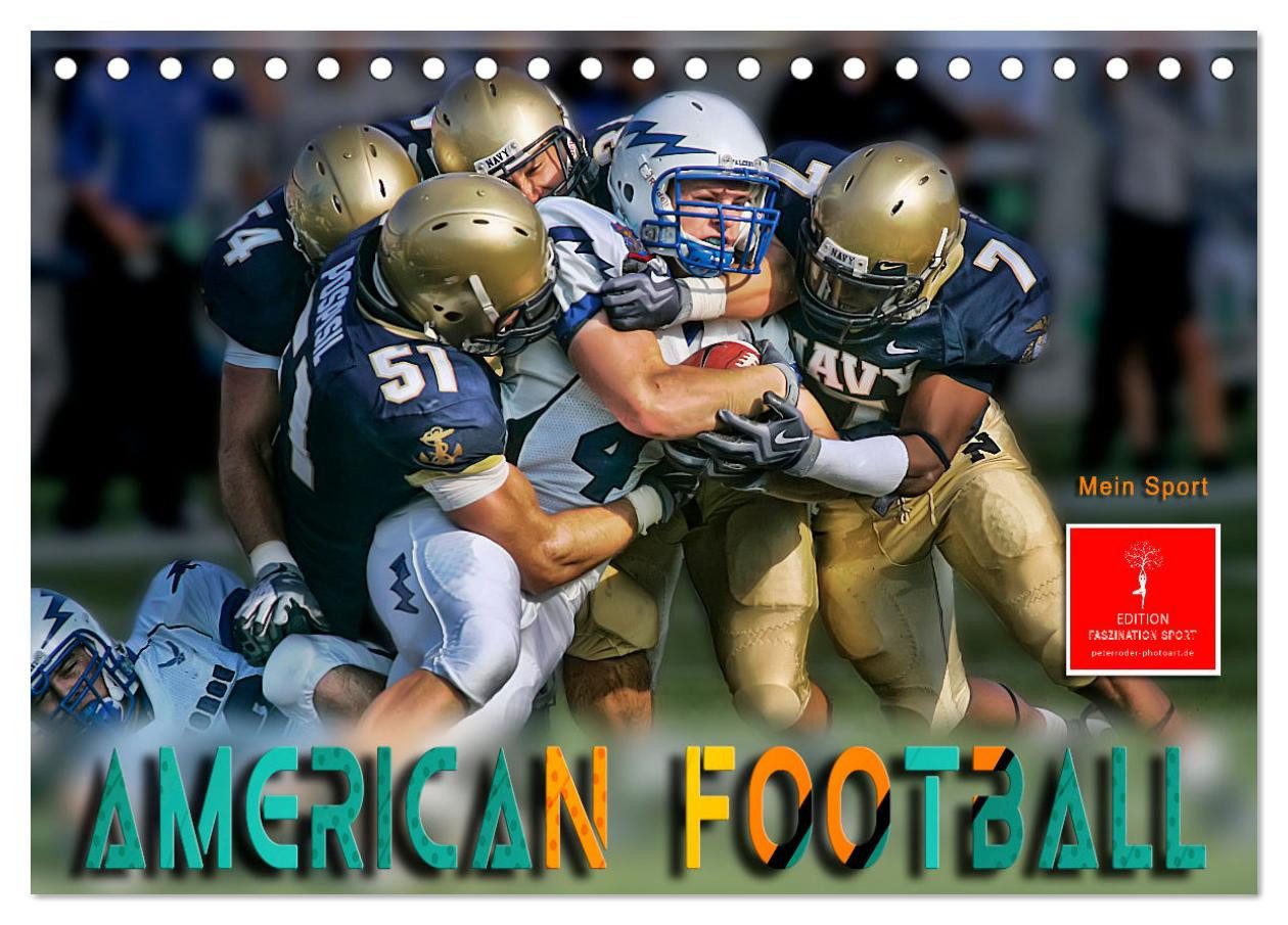 CALVENDO Wandkalender American Football - mein Sport (Tischkalender 2027 DIN A5 quer), CALVE