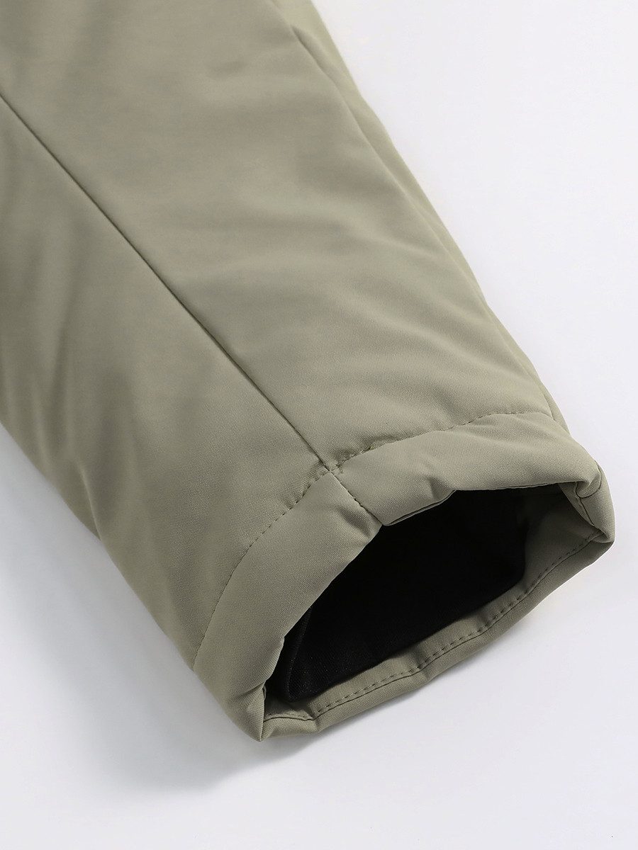 YOUTHUP Winterjacke Herren Parka Winter-Kapuzenjacke für Freizeit