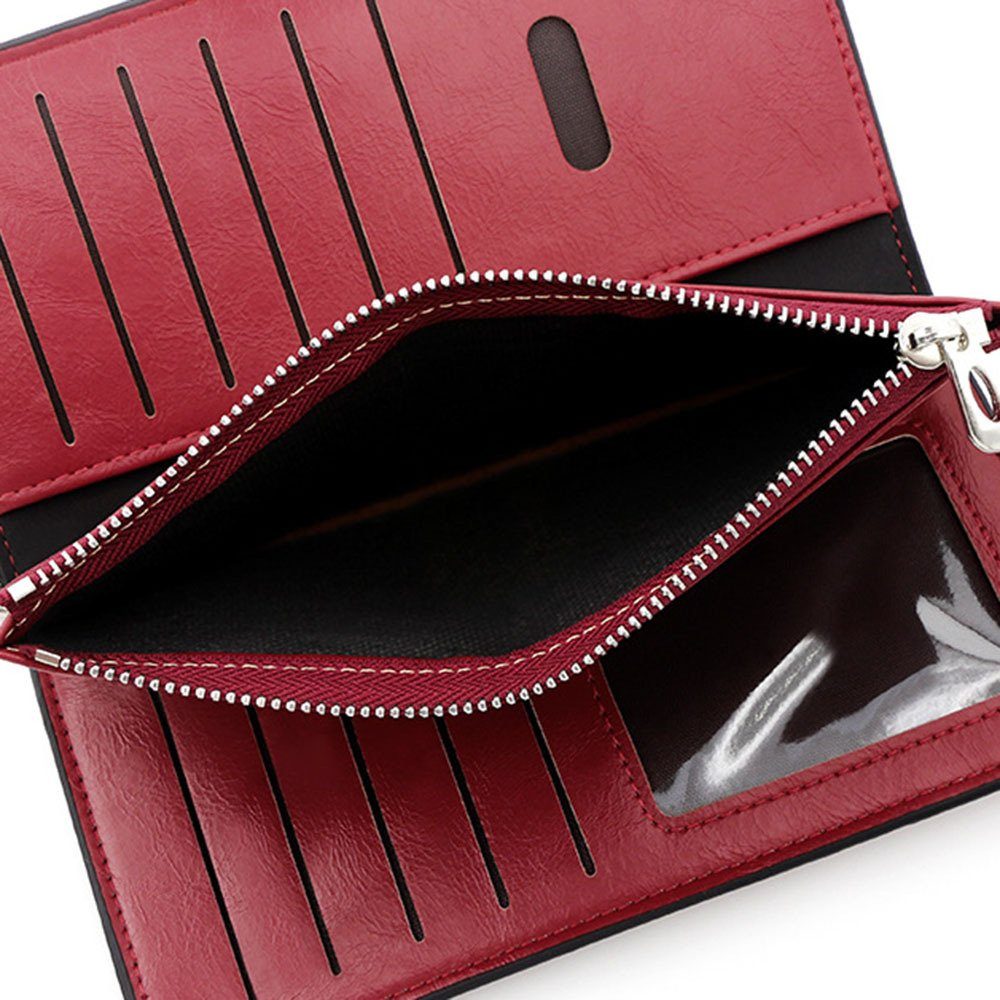 Handtasche, Blusmart brown Reiner Clutch, Damen-Clutch Lange Geldbörse Farbe, Unterarmtasche Geldbörse, In r8243