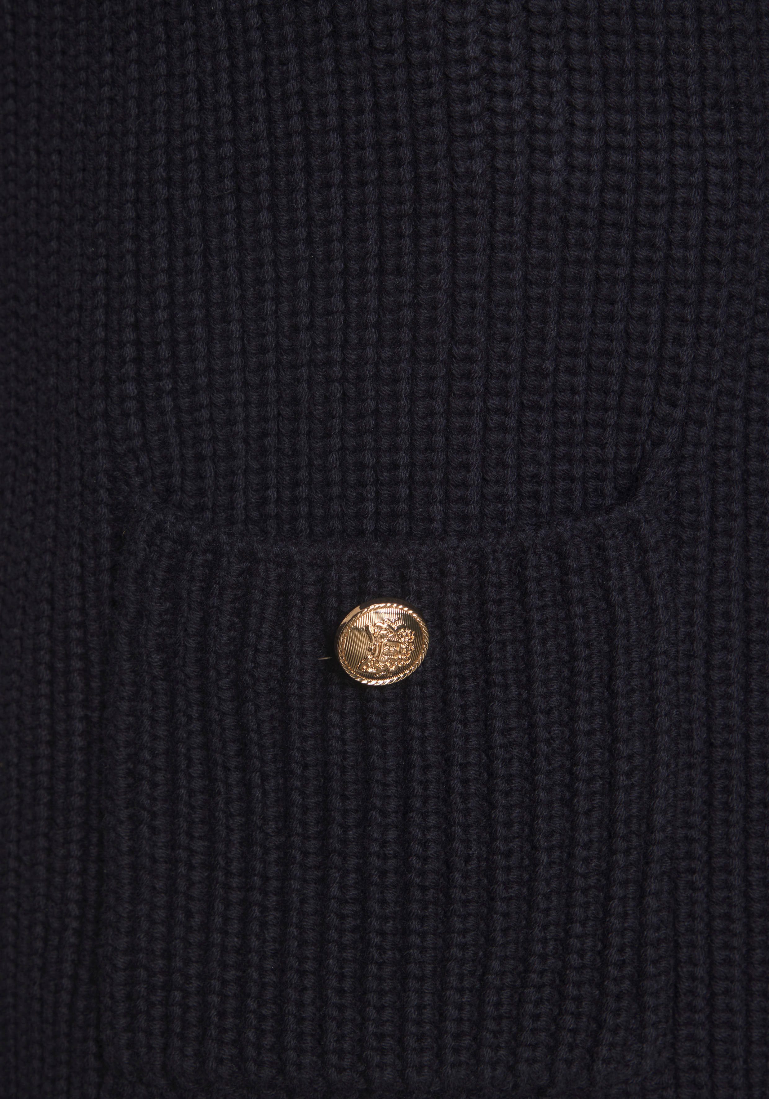 LASCANA Strickweste mit Knopfleiste, ärmelloser Strickpullover, feminin, chic