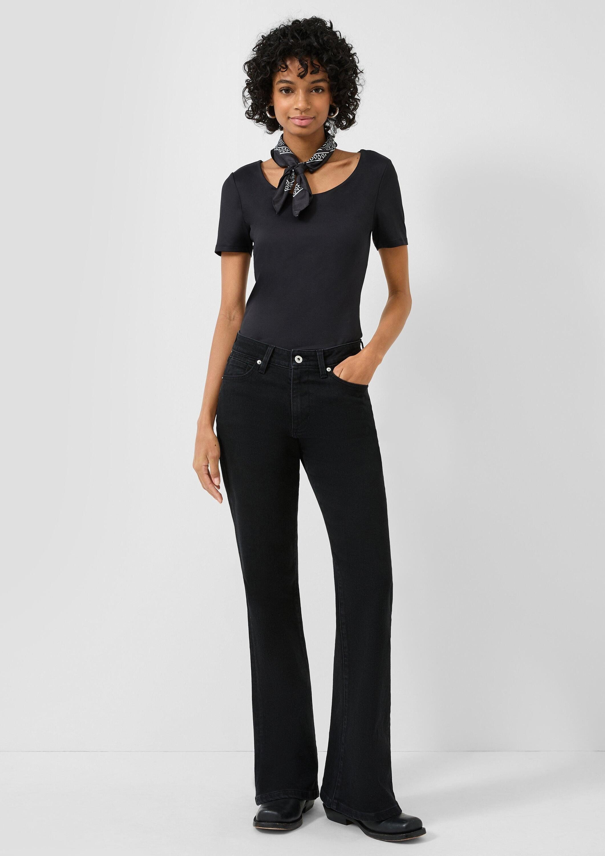 QS Bootcut-Jeans Jeans-Hose REENA Jeans Reena/High Rise/Flared Leg – Bild 5 von 5