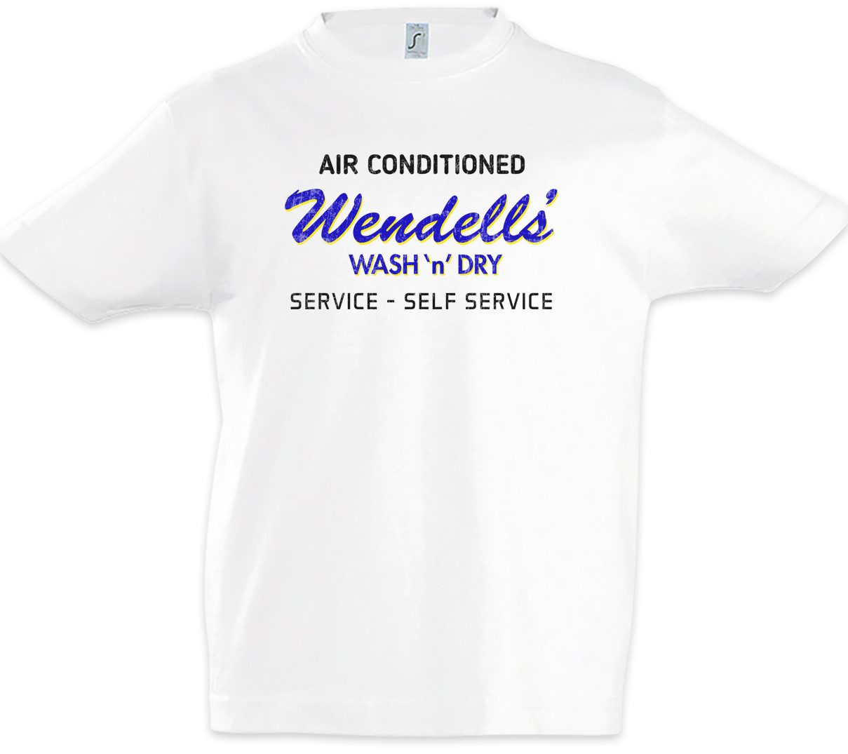 Print-Shirt Wendell's Wash N Dry Kinder T-Shirt Gallagher Shameless Ian Frank Lip