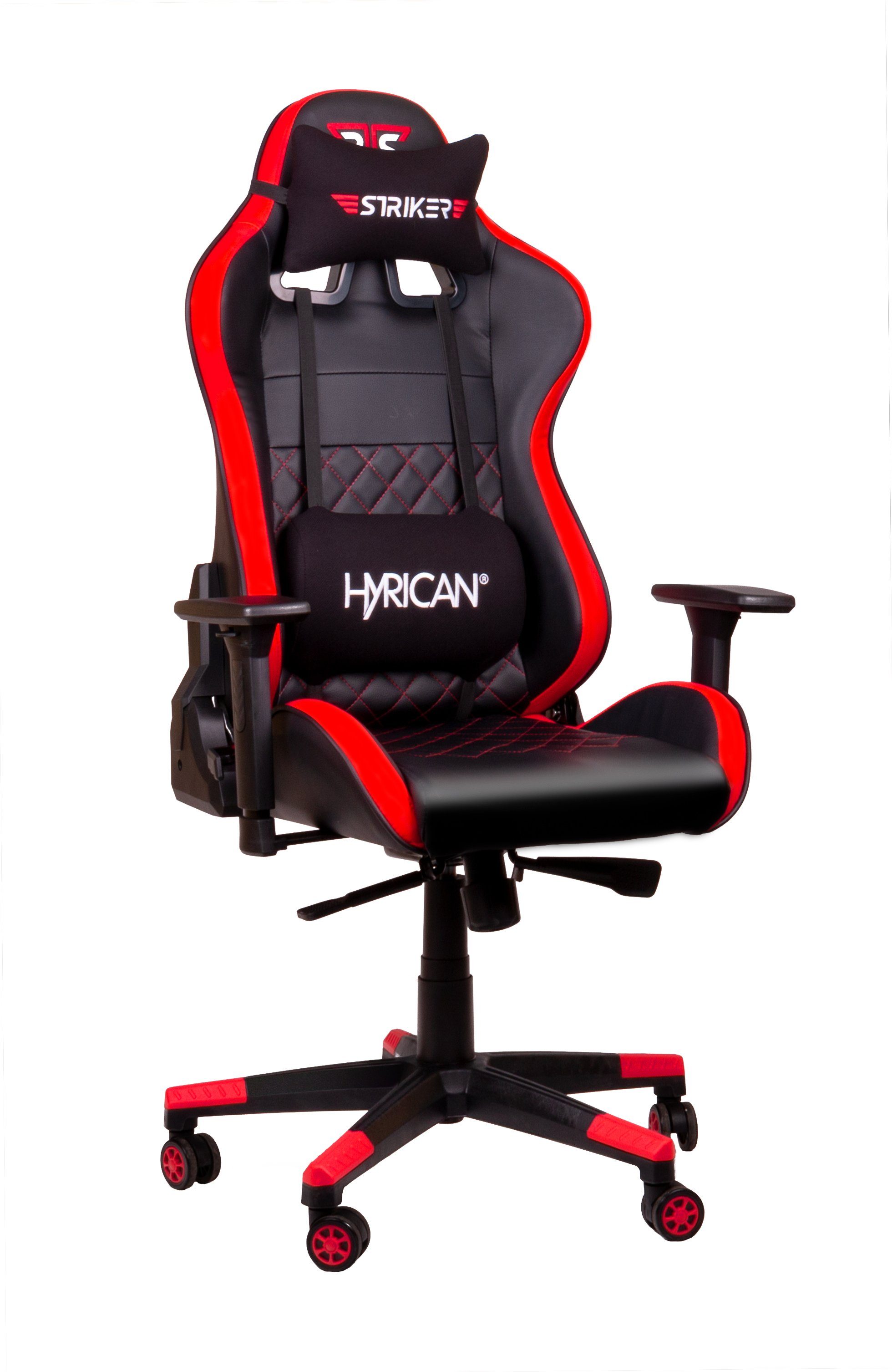 Hyrican Gaming-Stuhl "Striker Code Red ergonomischer Gamingstuhl,Schreibtischstuhl XL"