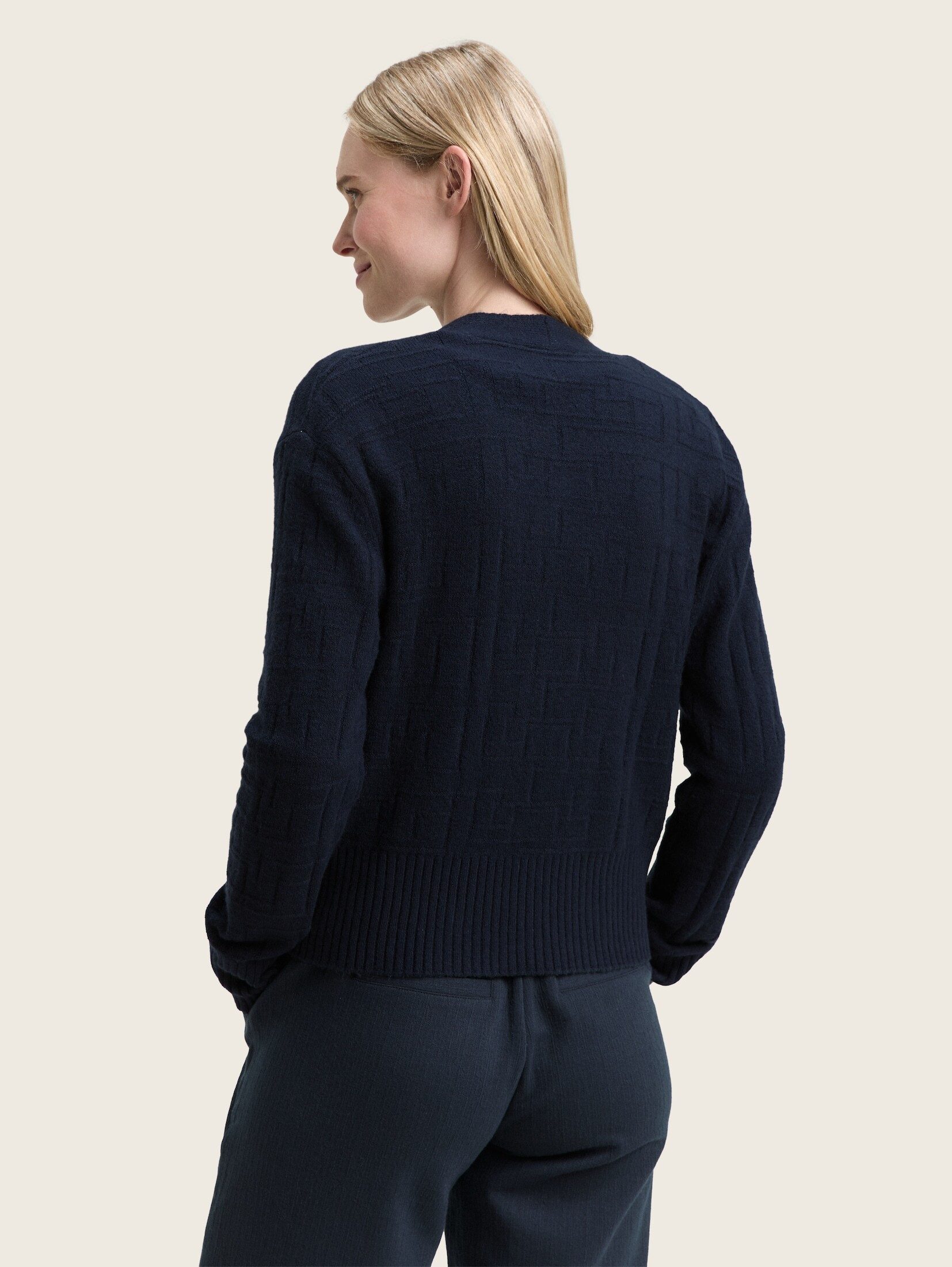 TOM TAILOR Cardigan Pullover & Strickjacken Cardigan in Wickel-Optik