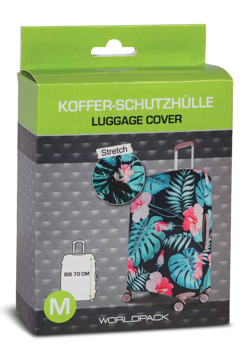 WORLDPACK Kofferhülle WORLDPACK Koffer-Schutzhülle 'L' *petrol