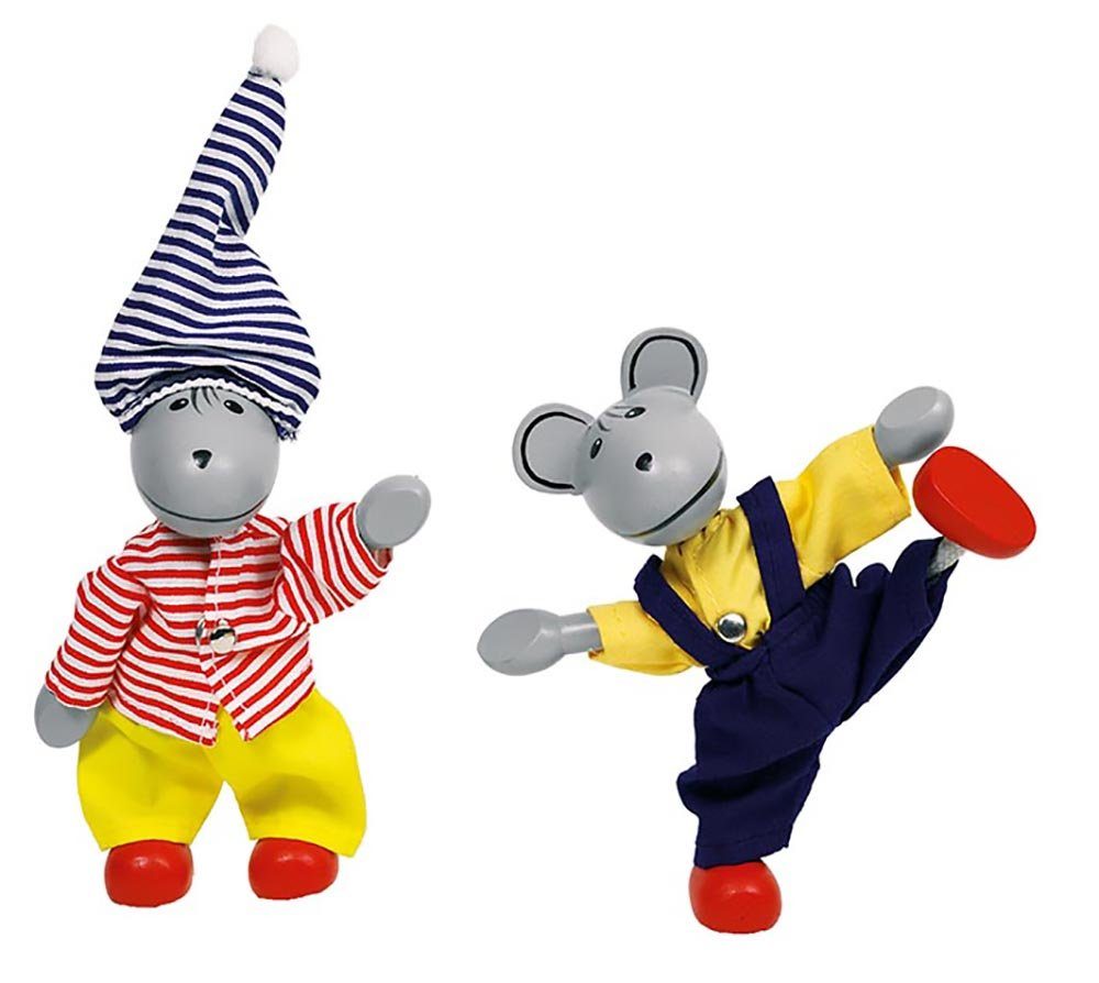 goki Biegepuppe Biegepuppen Mausens Klamottenkiste, Lia & Luca (33-tlg), ho günstig online kaufen