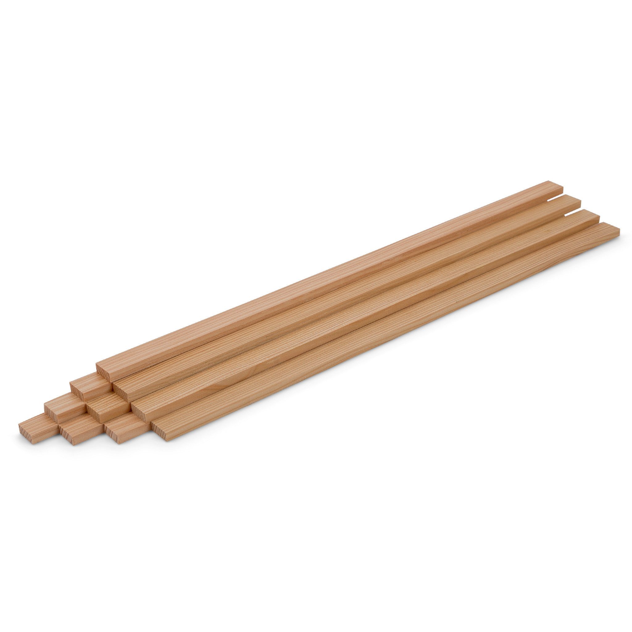Woodsellers Kantholz 10er-Set Holzleisten - Lärche gehobelt - 8 x 20 x 500 mm, (10 Packung 10-tlg), Woodsellers - 10er-Set Holzleiste - Lärche gehobelt - 8x20x500 mm