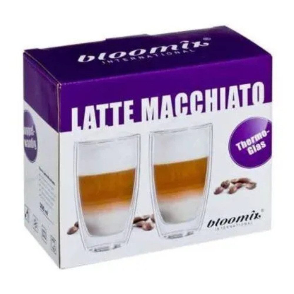 Bloomix Стекло-Set bloomix Roma Latte Macchiato Стекло 2er-Set