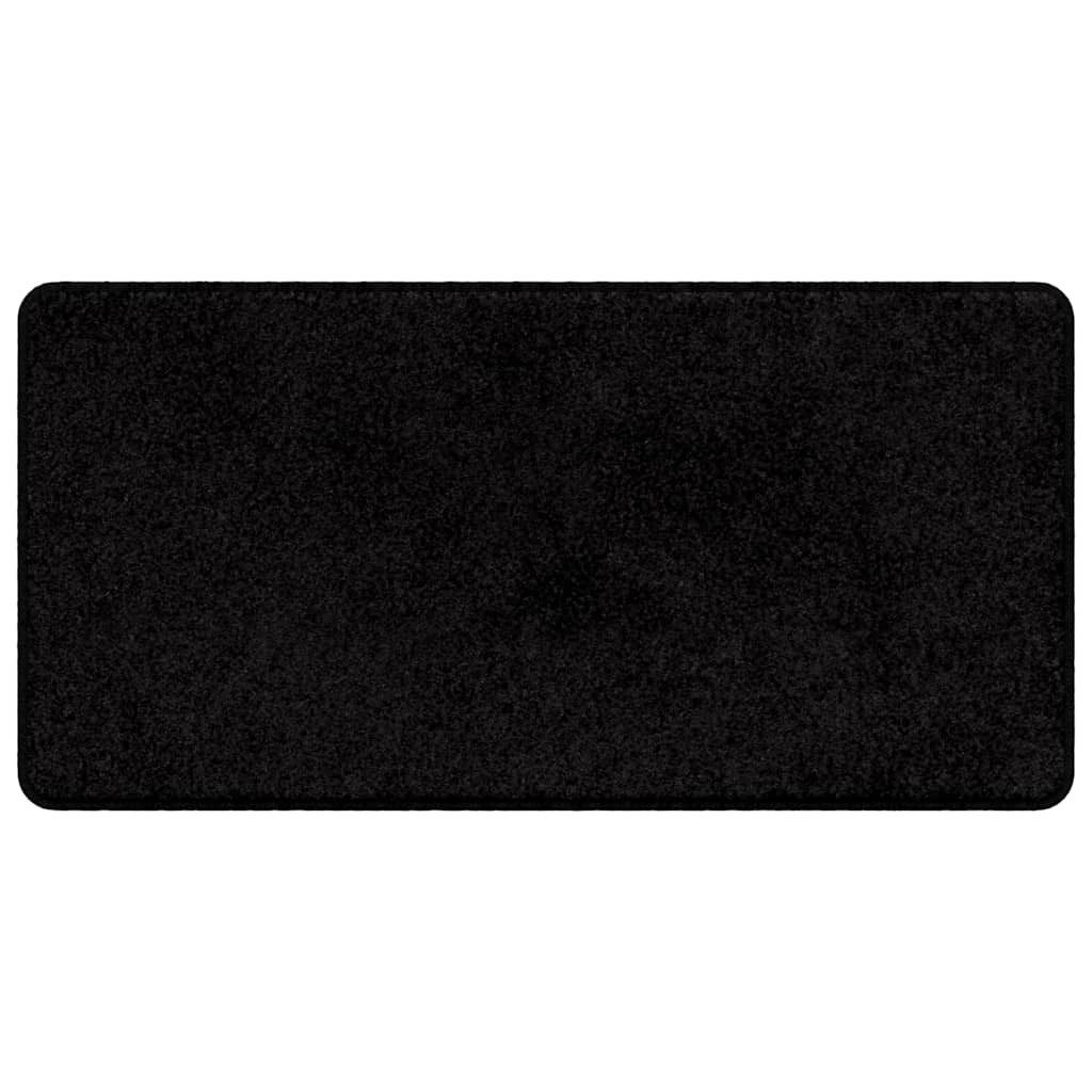 vidaXL Fußmatte Fußmatte Fußabtreter Türvorleger Türmatte Schmutzfangmatte Schwarz 50, Rechteck, Höhe: 0 mm
