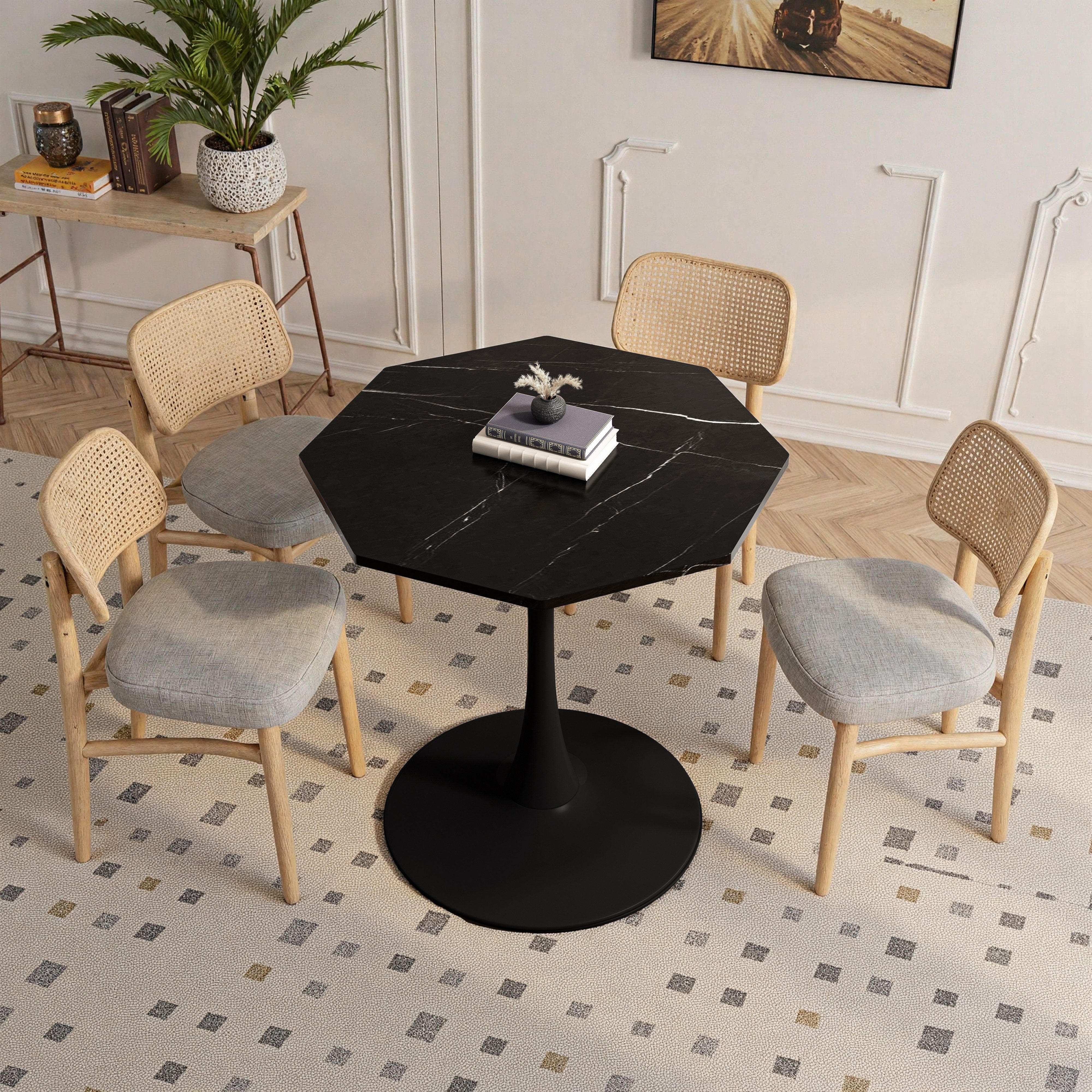 Celya Esstisch 80cm Moderner achteckiger Couchtisch günstig online kaufen