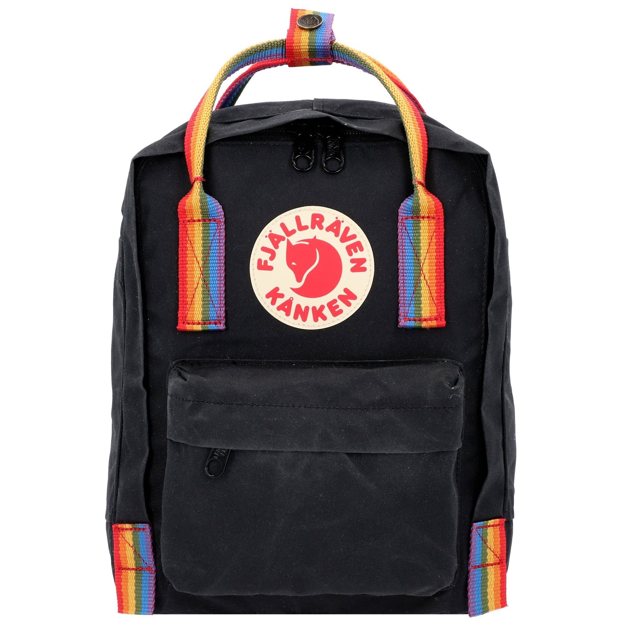 Kanken, Cityrucksack black-rainbow pattern Polyester Fjällräven