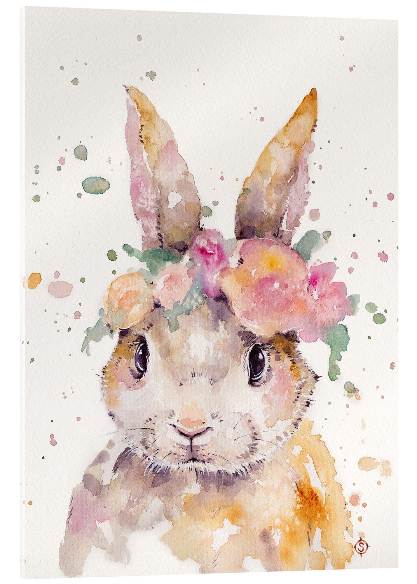 Posterlounge Wandbild Kleiner Hase, Sillier Than Sally, erhältlich als Poster, Leinwandbild, Wandsticker oder Acrylglasbild