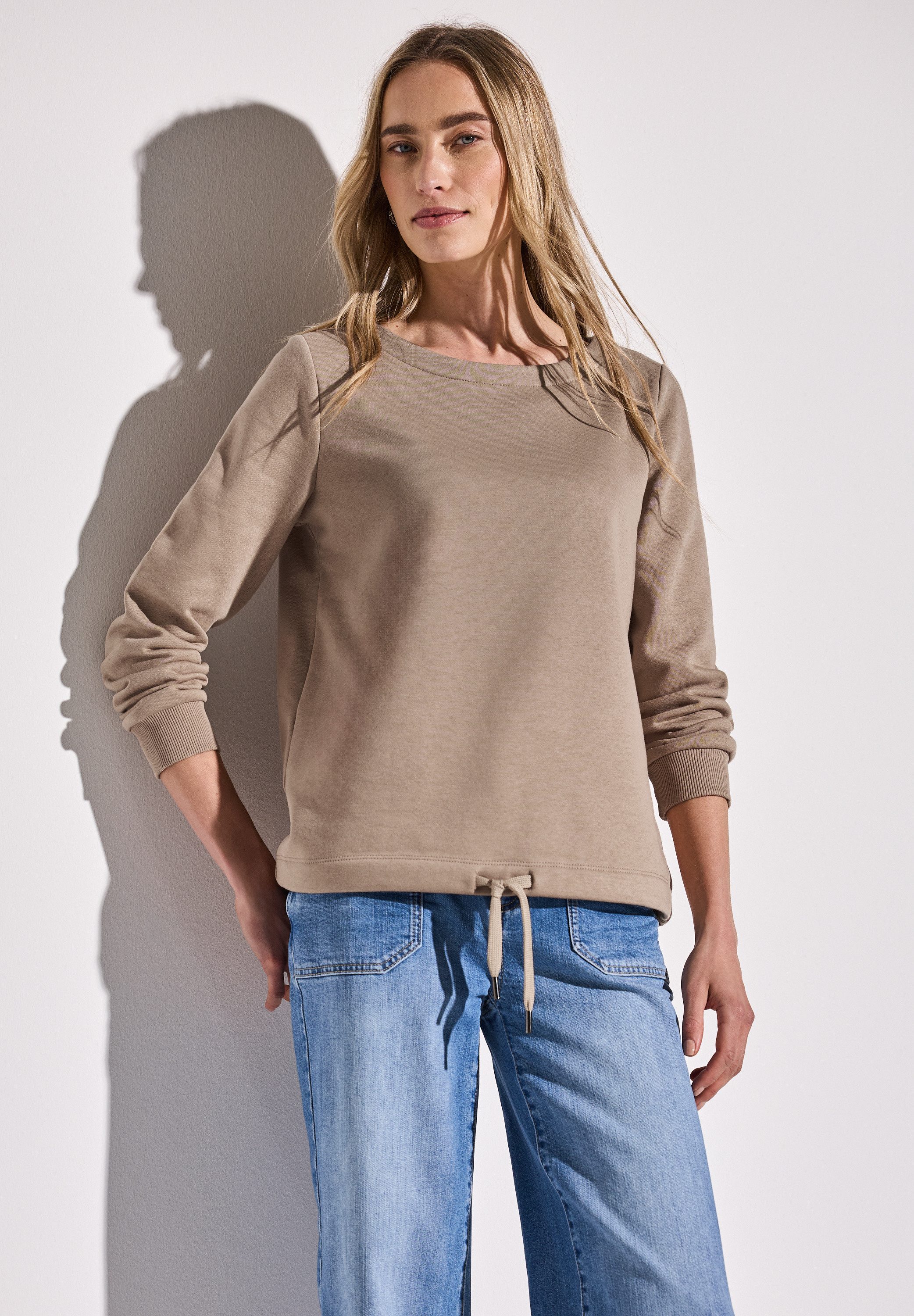 STREET ONE Sweatshirt im soften Baumwoll-Mix
