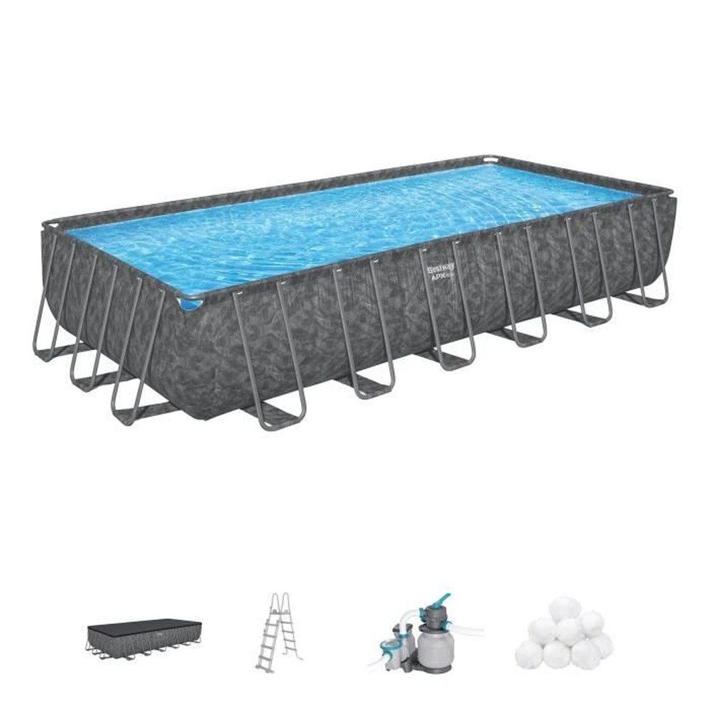 BESTWAY Pool BESTWAY Aufstellpool-Set (Rohrpool) - APX 365_x0099_