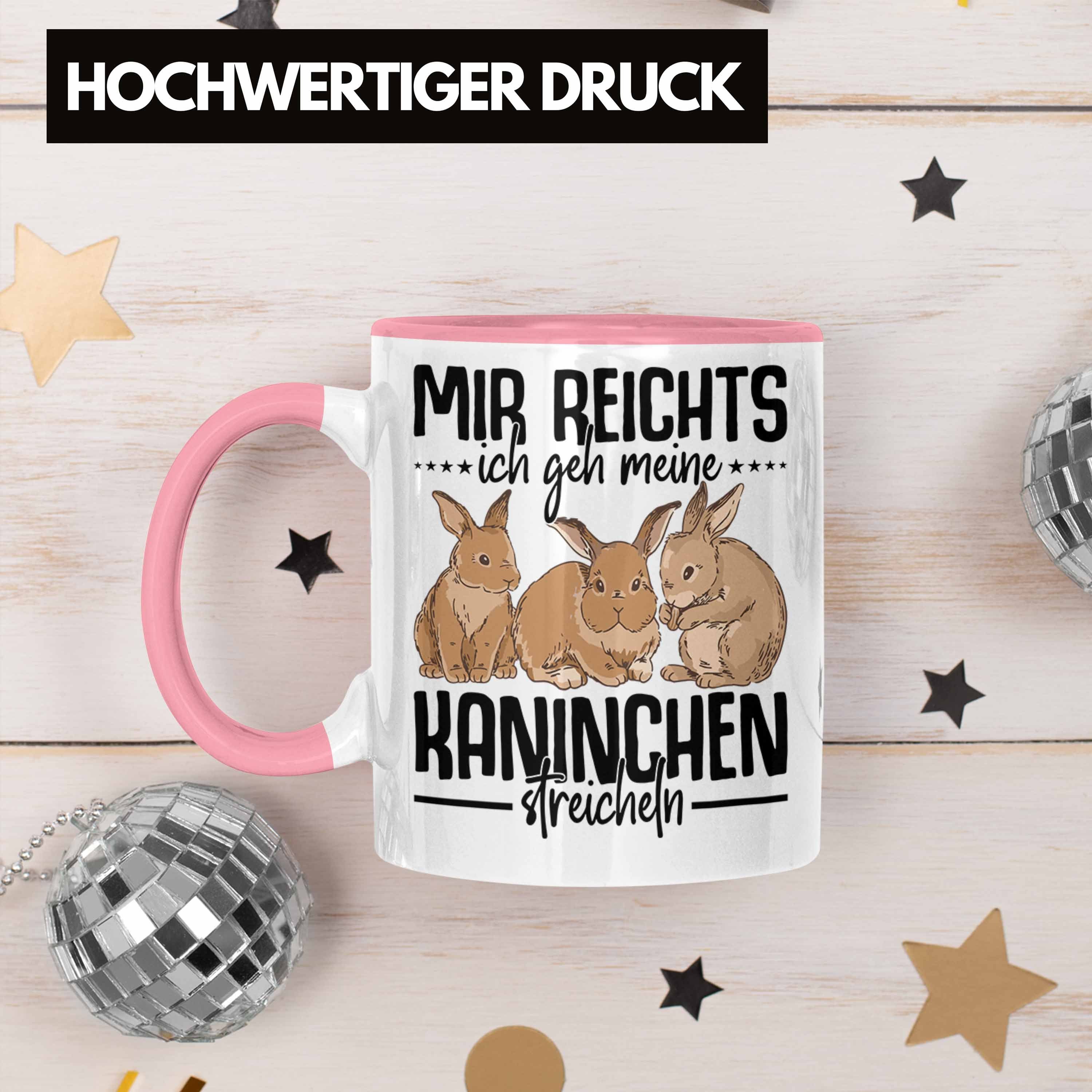 Trendation Tasse Trendation - Kaninchen Tasse Hasen Süßer Hase Haustier Ostern Geschenk