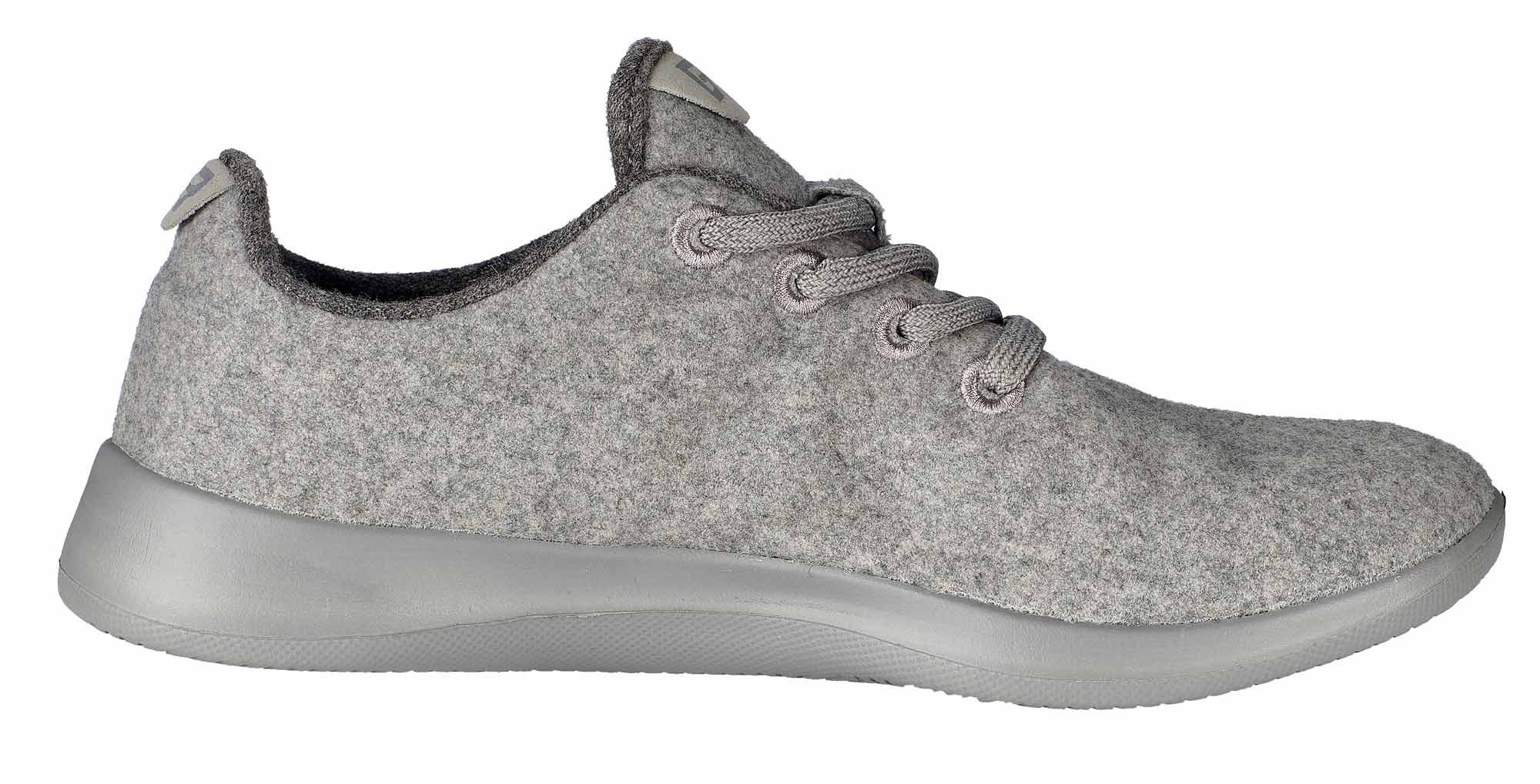 Ballop Tenderness (60% Schafswolle) grau Sneaker