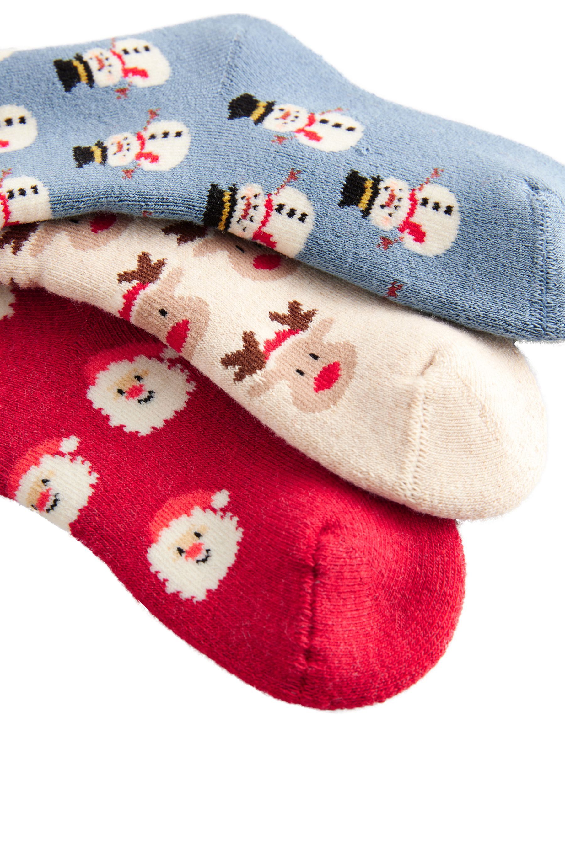 Next Kurzsocken Baby Weihnachtssocken, 3er-Pack (1-Paar)