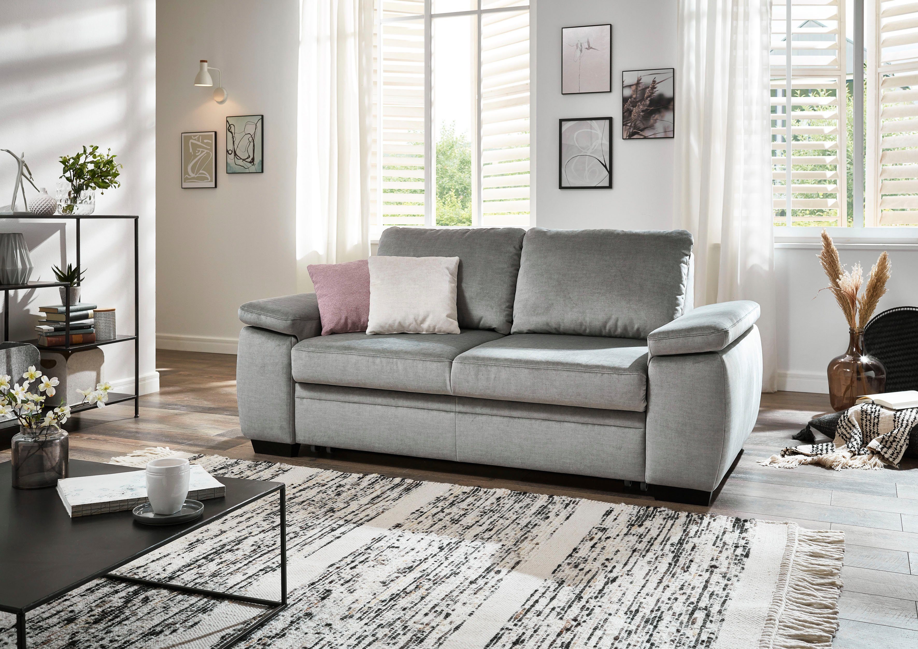 alu Längsschläferfunktion Die mit Schlafsofa cm 140x210 MP-PD19021, PlanBar