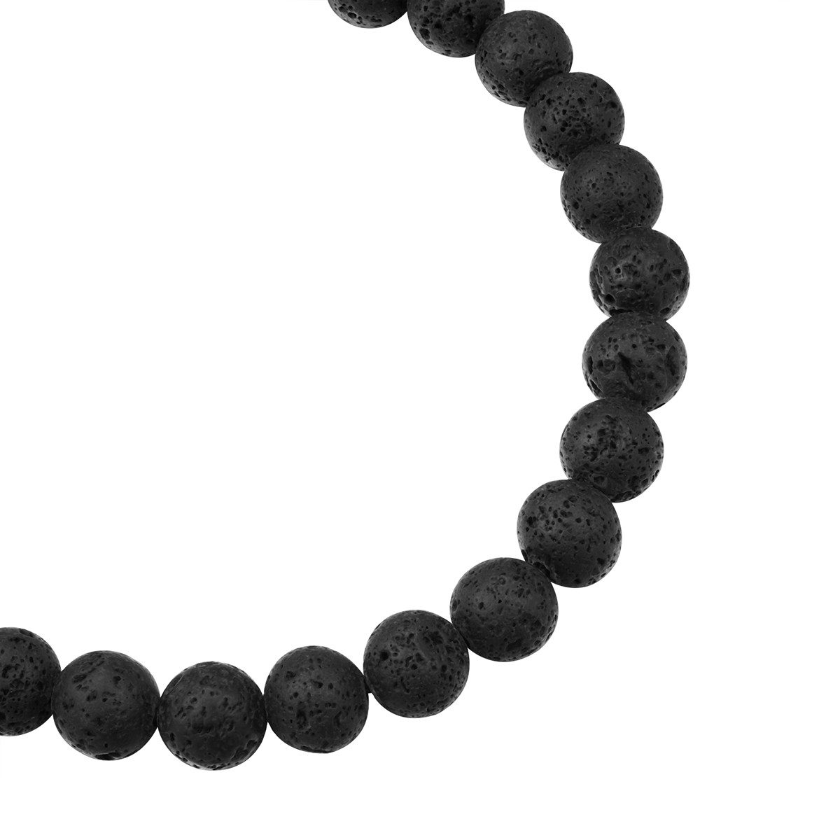 True Rebels Armband TR308 (1-tlg), mit Lavastein