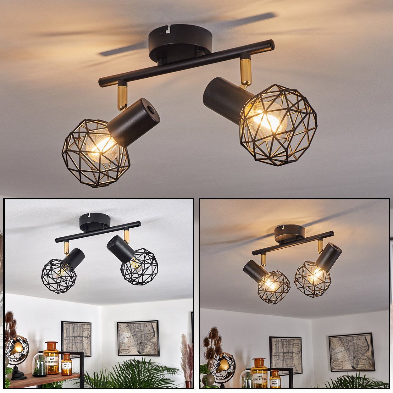 hofstein Deckenleuchte »Torano« 2-flammige Deckenlampe aus günstig online kaufen