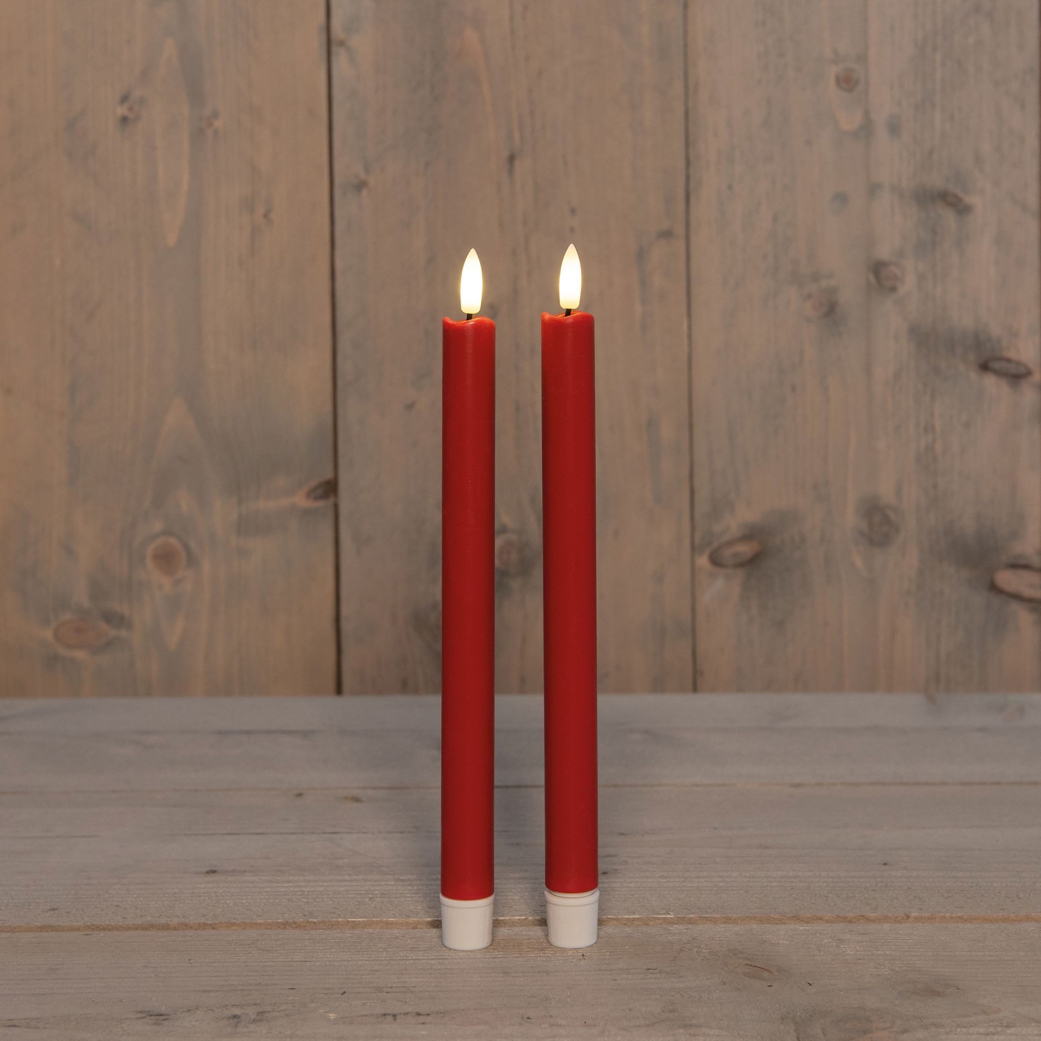 Coen Bakker Deco BV LED-Kerze LED 2er Set Stabkerzen, 2 x 2AAA, versch. Far günstig online kaufen