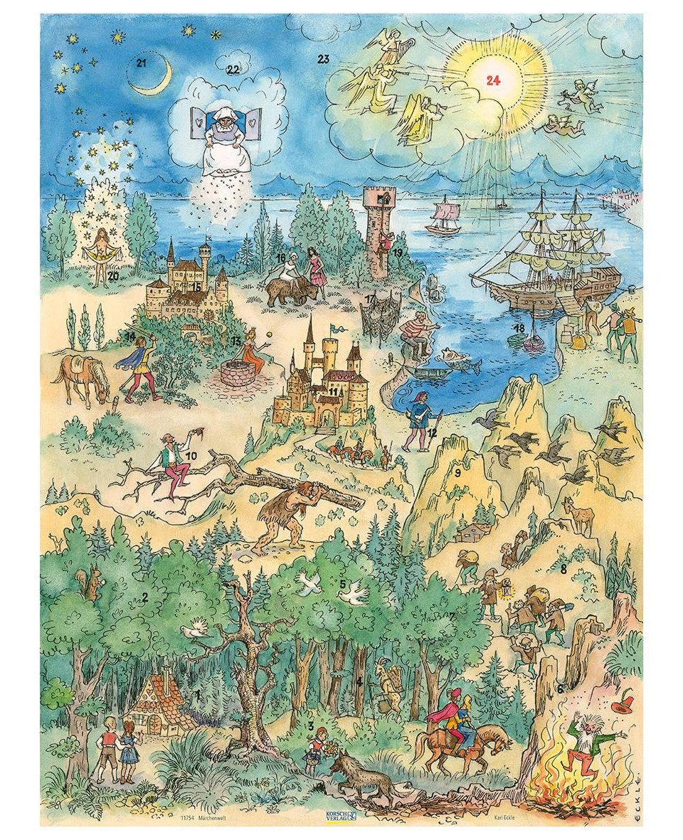 Korsch Verlag Adventskalender Adventskalender »Märchenreise«