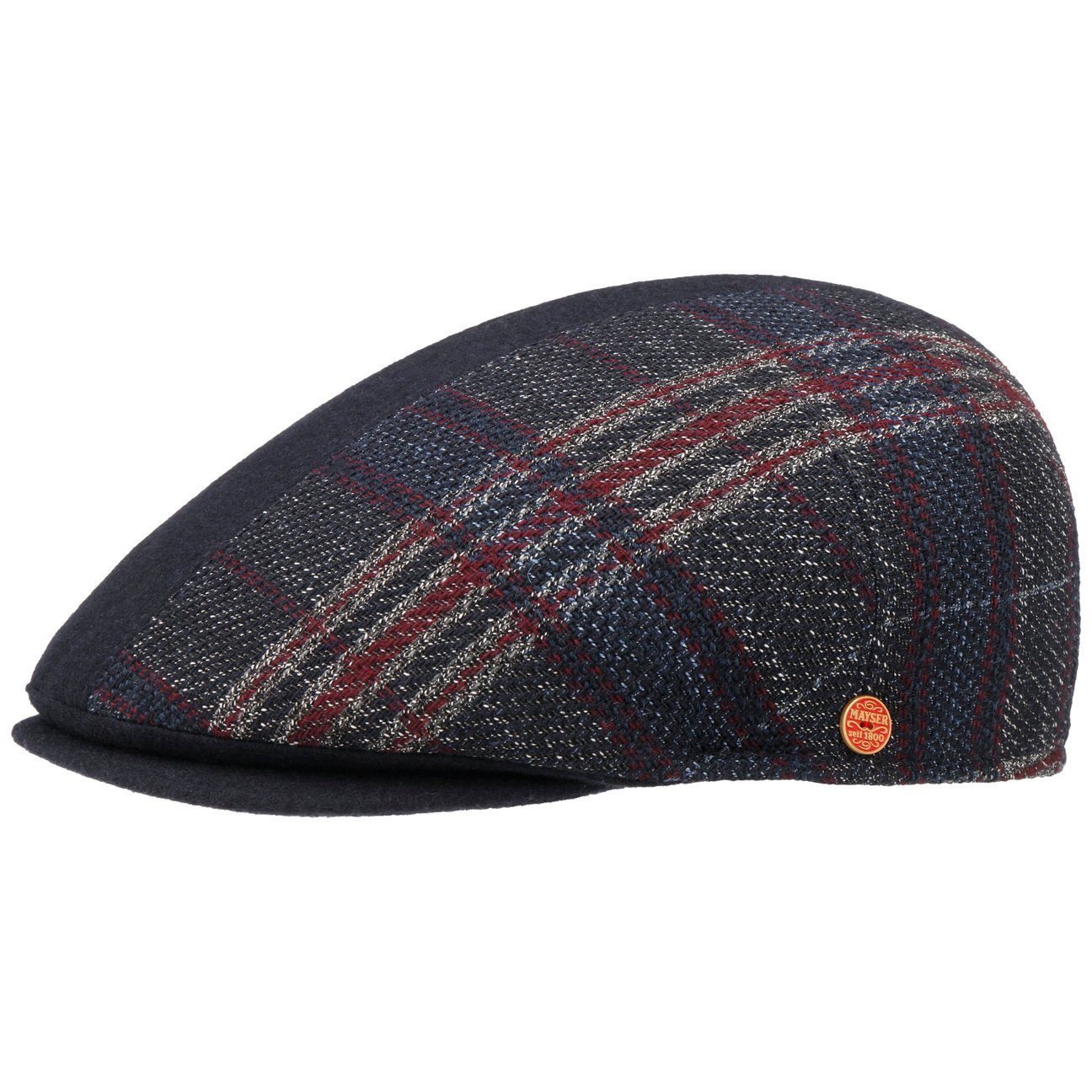 Mayser Flat Cap (1-St) Schirmmütze mit Schirm, Made in the EU
