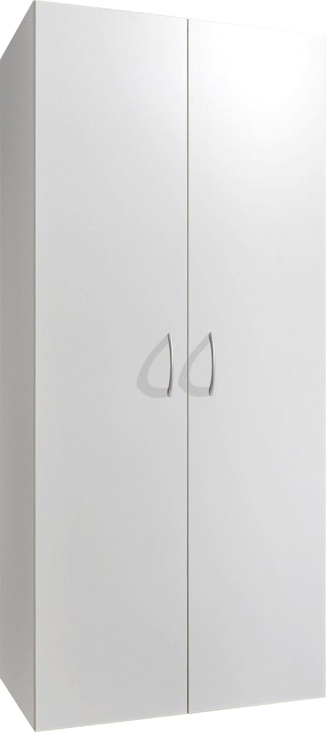 freiraum Mehrzweckschrank MRK Multiraumkonzept 1 Boden, 1 Stange, in WEISS - 80x185x68cm (BxHxT)