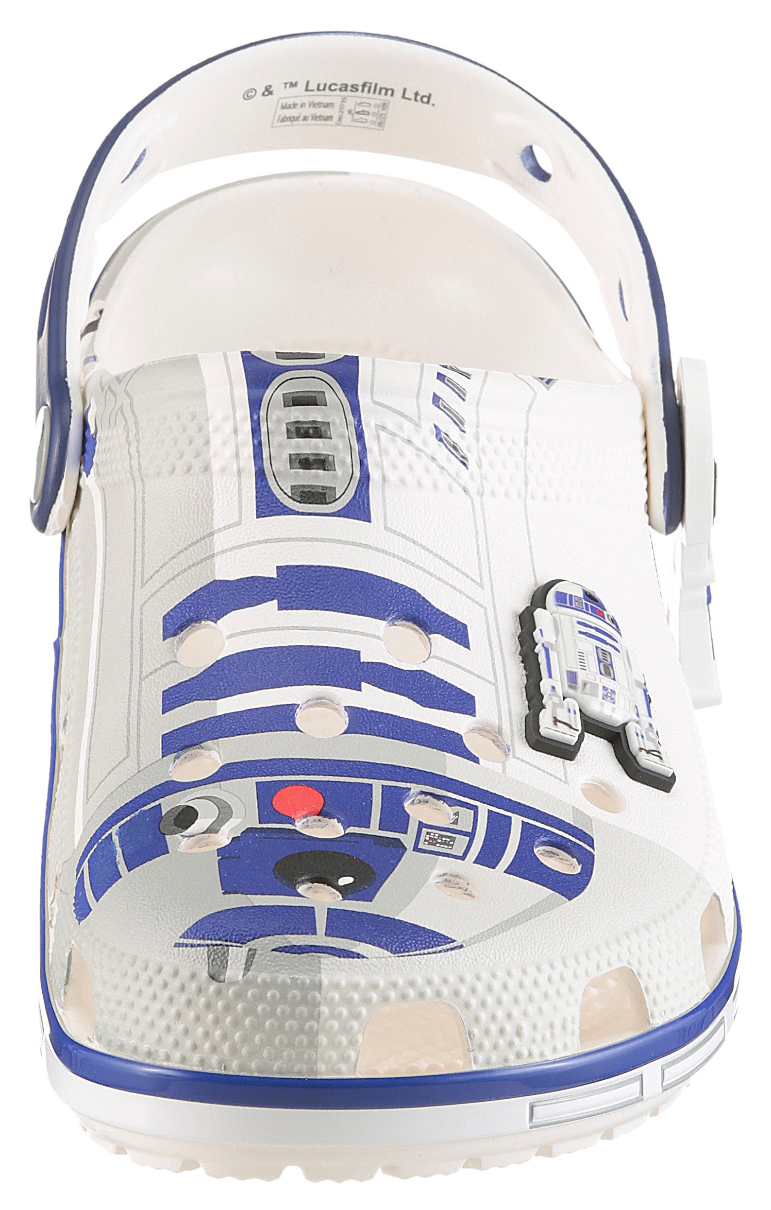 Crocs STAR WARS™ R2-D2 Kids Classic Clog Clog Fan Geschenk, Hausschuh mit 2 exklusiven Jibbitz™-Ansteckern