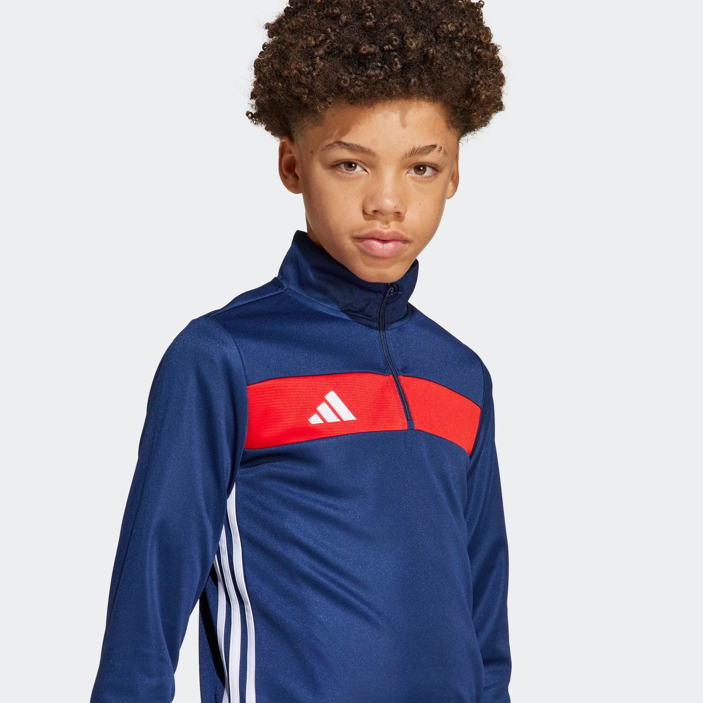 adidas Performance Trainingsshirt TIRO 25 ESSENTIALS KIDS TRAININGSOBERTEIL für Kinder, mit Reißverschluss, ohne Ausschnitt – Bild 5 von 5