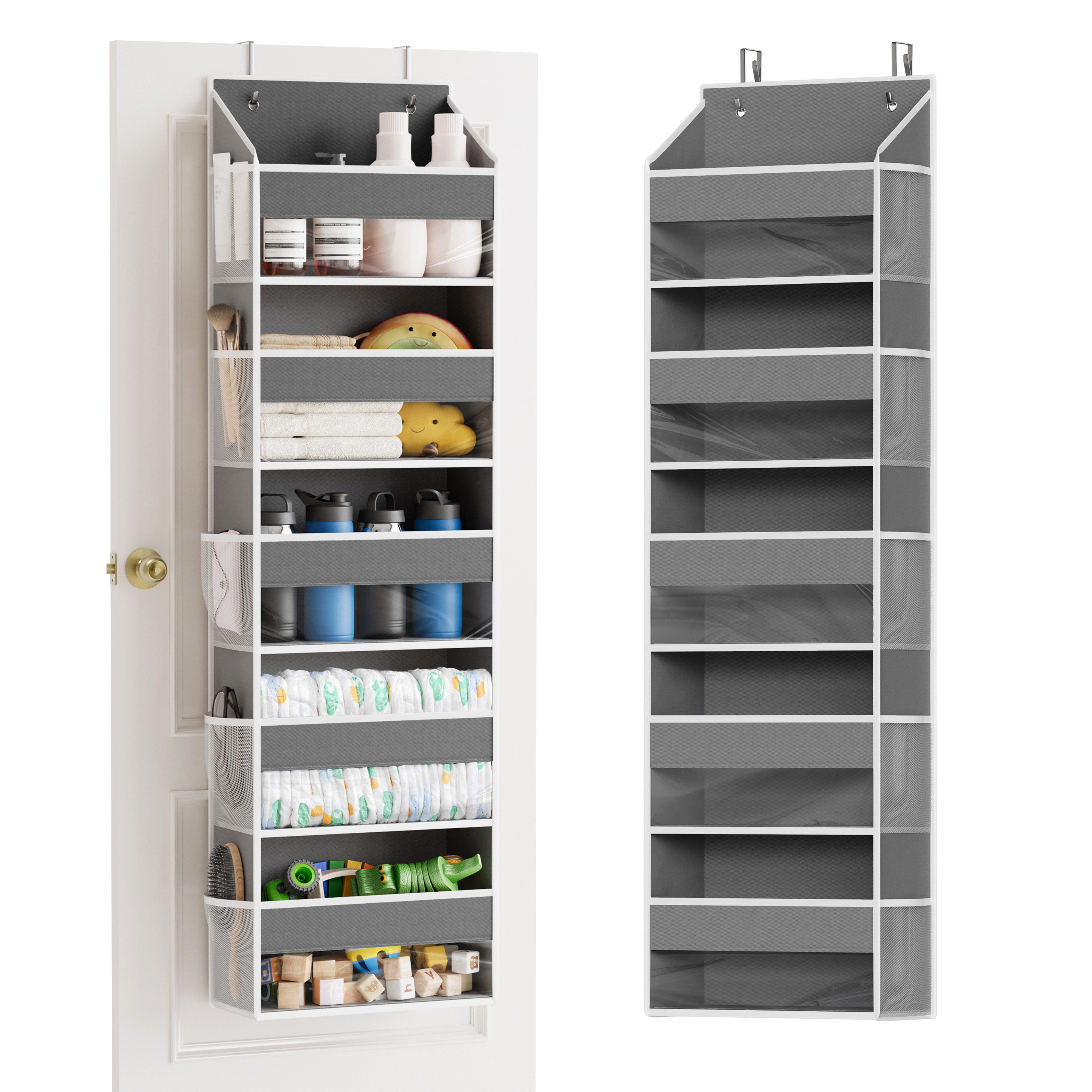 SpaceAid Hängeregal Organizer, Tür-Organizer mit 5 großen Fächern, 10 Mesh- günstig online kaufen