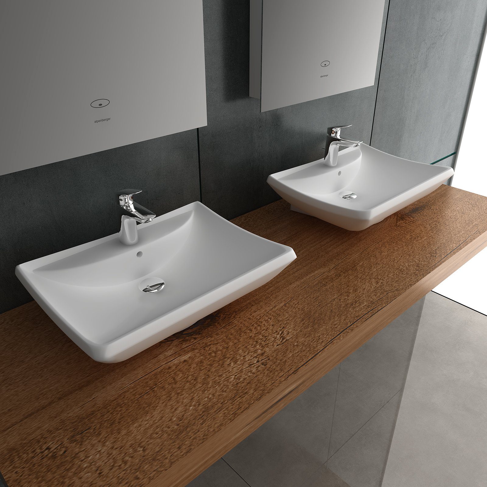 Waschbecken, Wandhängend, Flo, Kerasan, Design, Mo Produktbild-Vorschau 7