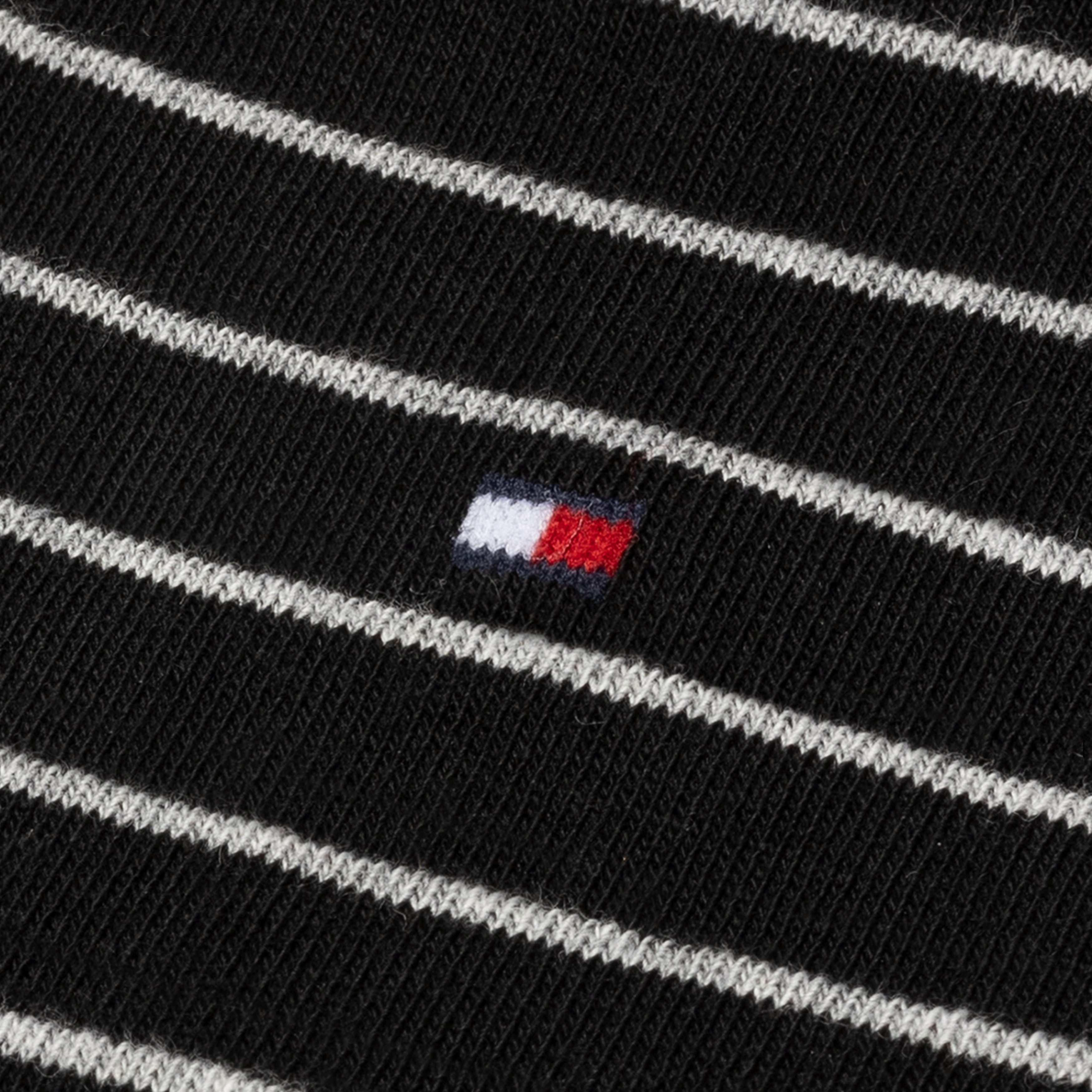 Tommy Hilfiger Socken TH WOMEN SOCK 2P SMALL STRIPE (2-Paar, 2 Paar) mit schmalem Rippenbündchen, meliert, gestreift – Bild 2 von 3