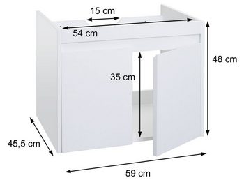 MCW Badezimmer-Set MCW-L86-BS, (Set, 3-St., 3er), Zur Wandmontage