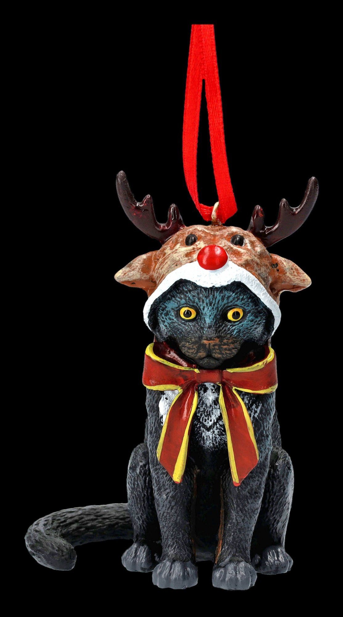 Weihnachten Katze Weihnachtsbaumschmuck - (1-tlg) Rentier Shop Christbaumschmuck Fantasy als GmbH - Christbaumschmuck Figuren