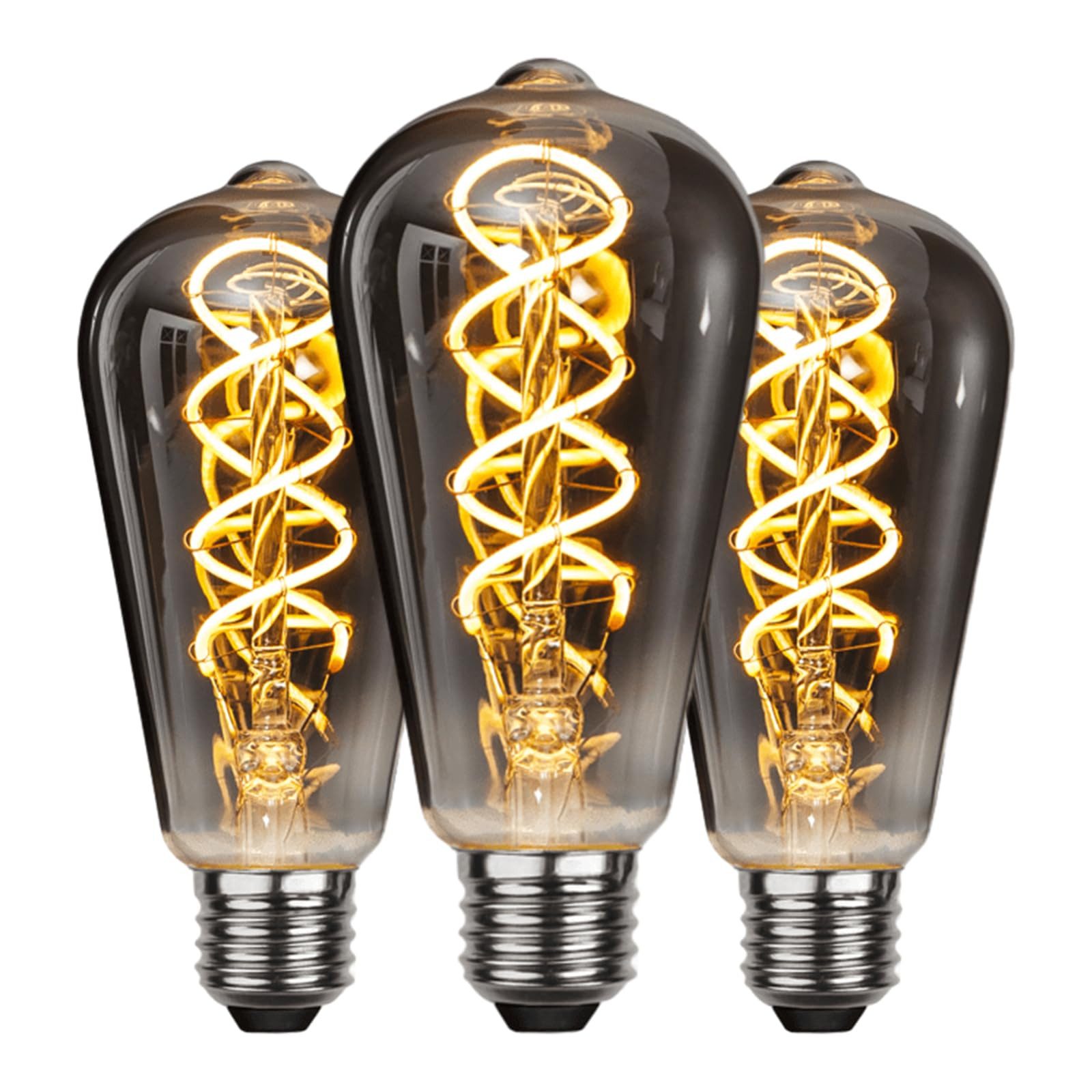 Kityhome LED-Leuchtmittel 3 Set Edison Vintage Glühbirne E27,antike Lampe V günstig online kaufen