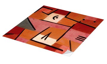 Posterlounge Wandfolie Paul Klee, Blick aus Rot, Malerei
