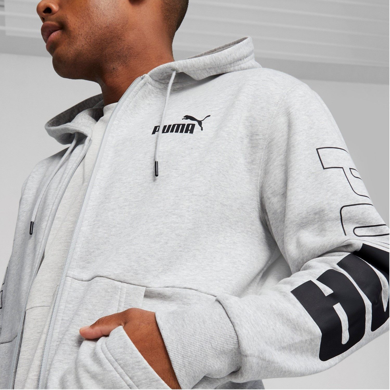 PUMA Sweater Kapuzenjacke Power Full-Zip (1-tlg)