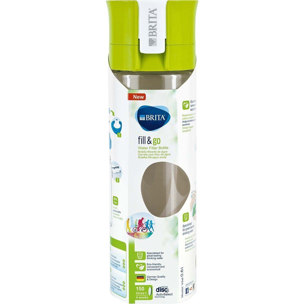 BRITA Trinkflasche »Wasserfilter-Flasche Fill & Go VITAL 0,6 L Lime« online  kaufen | OTTO