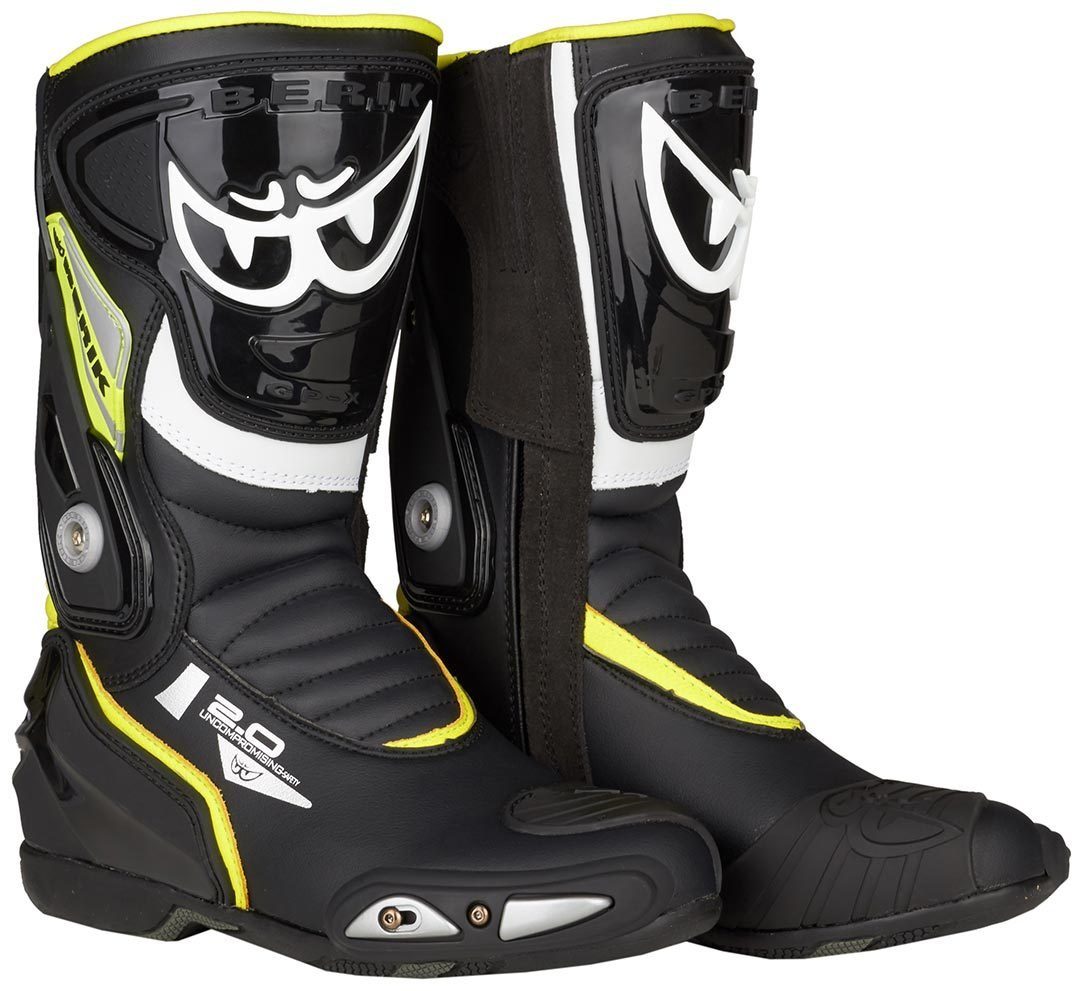 Berik Shaft Black/Yellow 2.0 Motorradstiefel Motorradstiefel