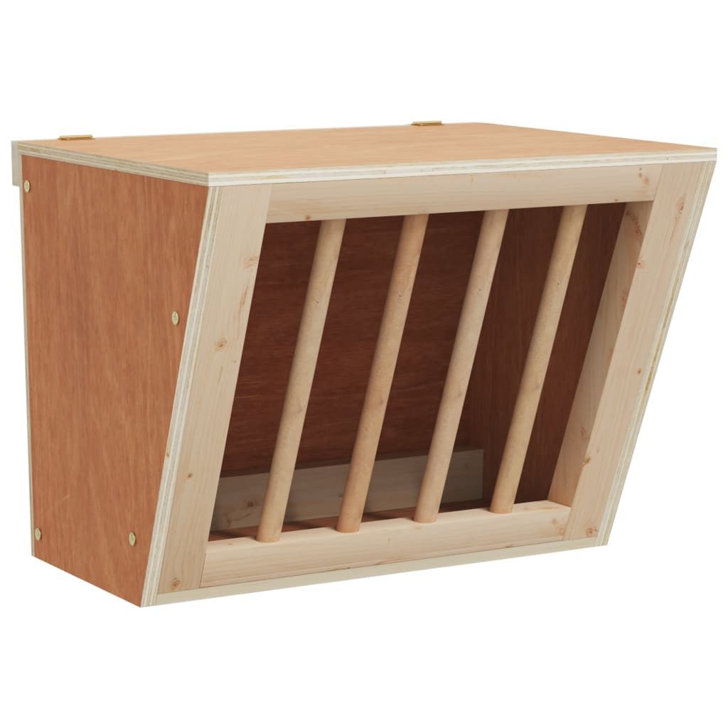 vidaXL Кормspender Heuraufe für Kaninchen 25x18,5x20,5 cm Massivholz Tanne