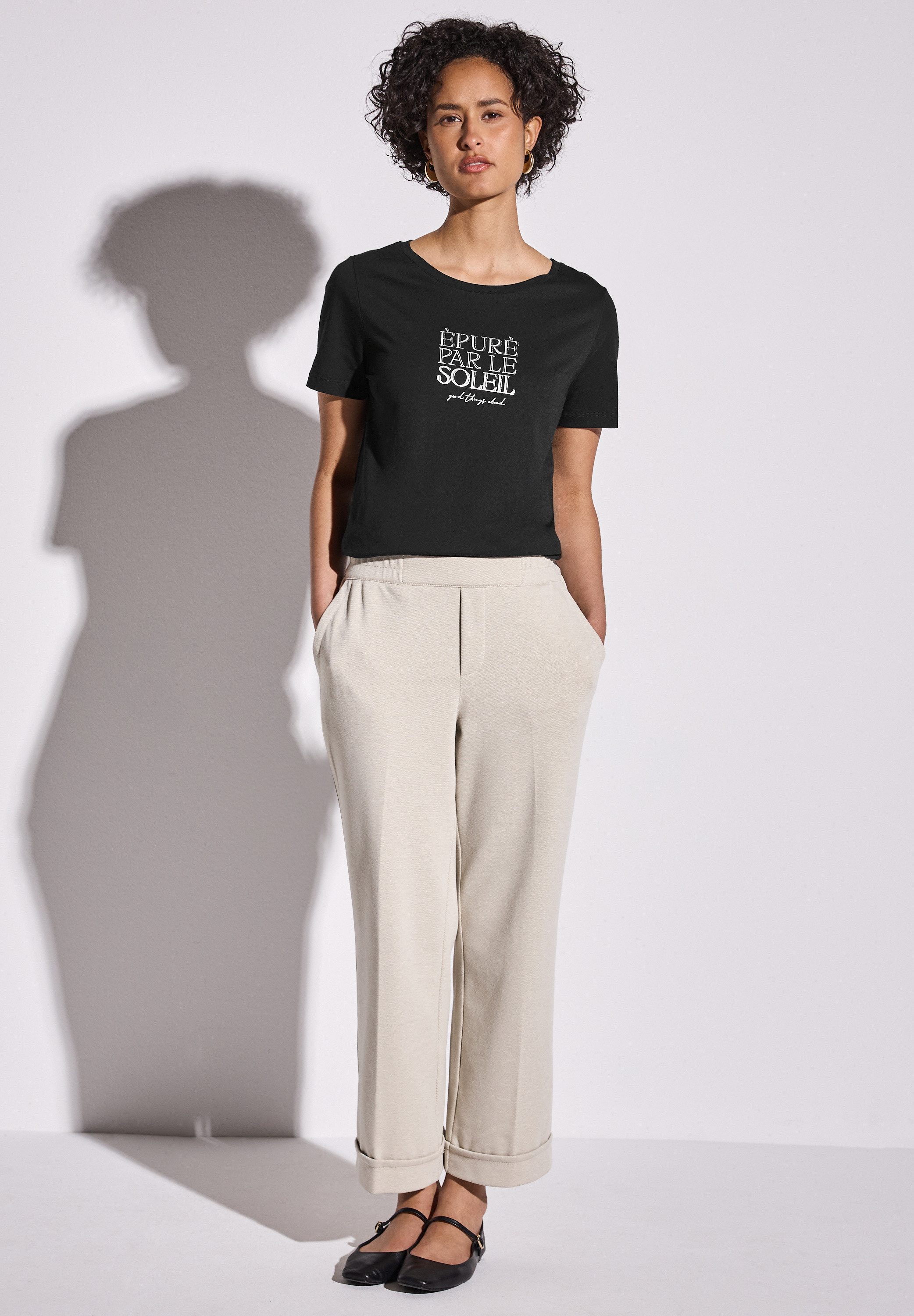 STREET ONE T-Shirt im soften Baumwoll-Mix