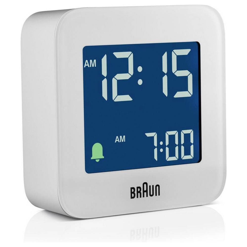 Braun Wecker BC08W-DCF Funk Wecker Weiß