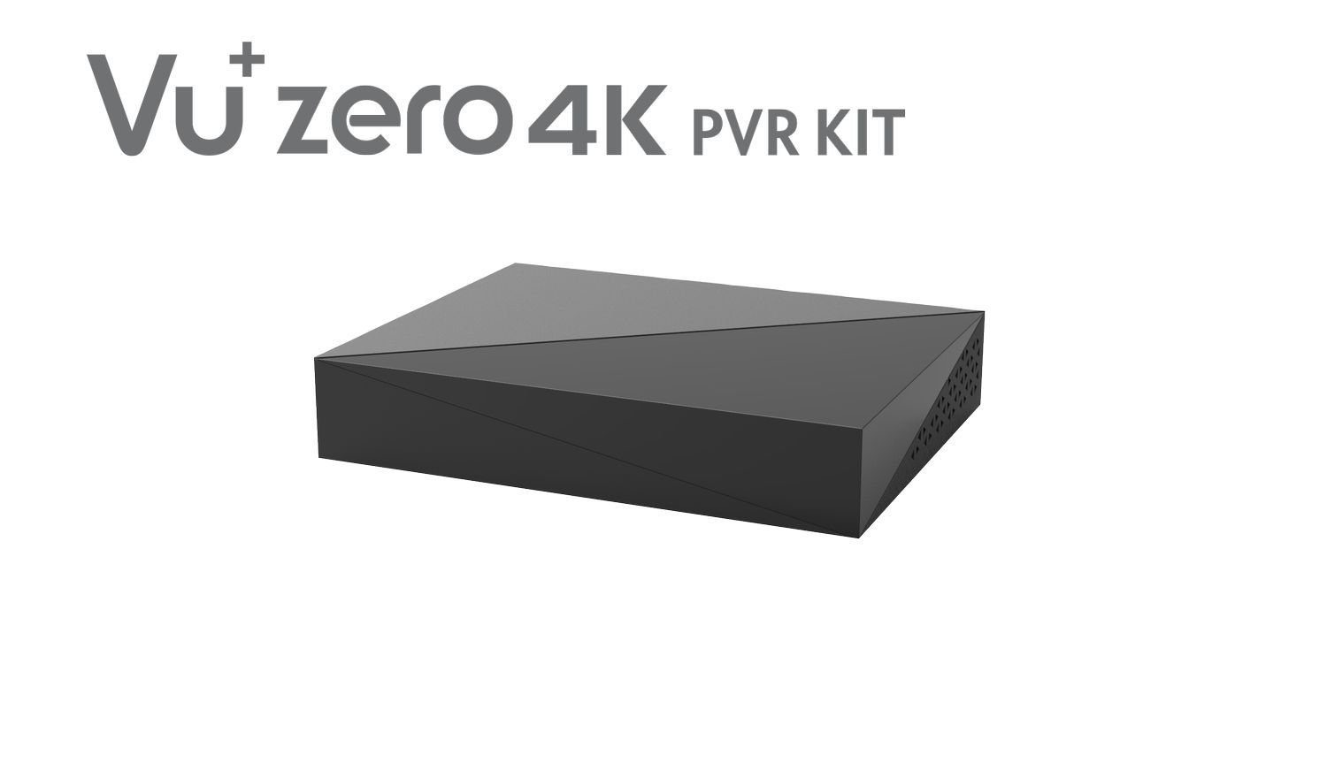 HDD, schwarz Kit VU+ 4K VU+ Inklusive Zero PVR 5TB, Tuner