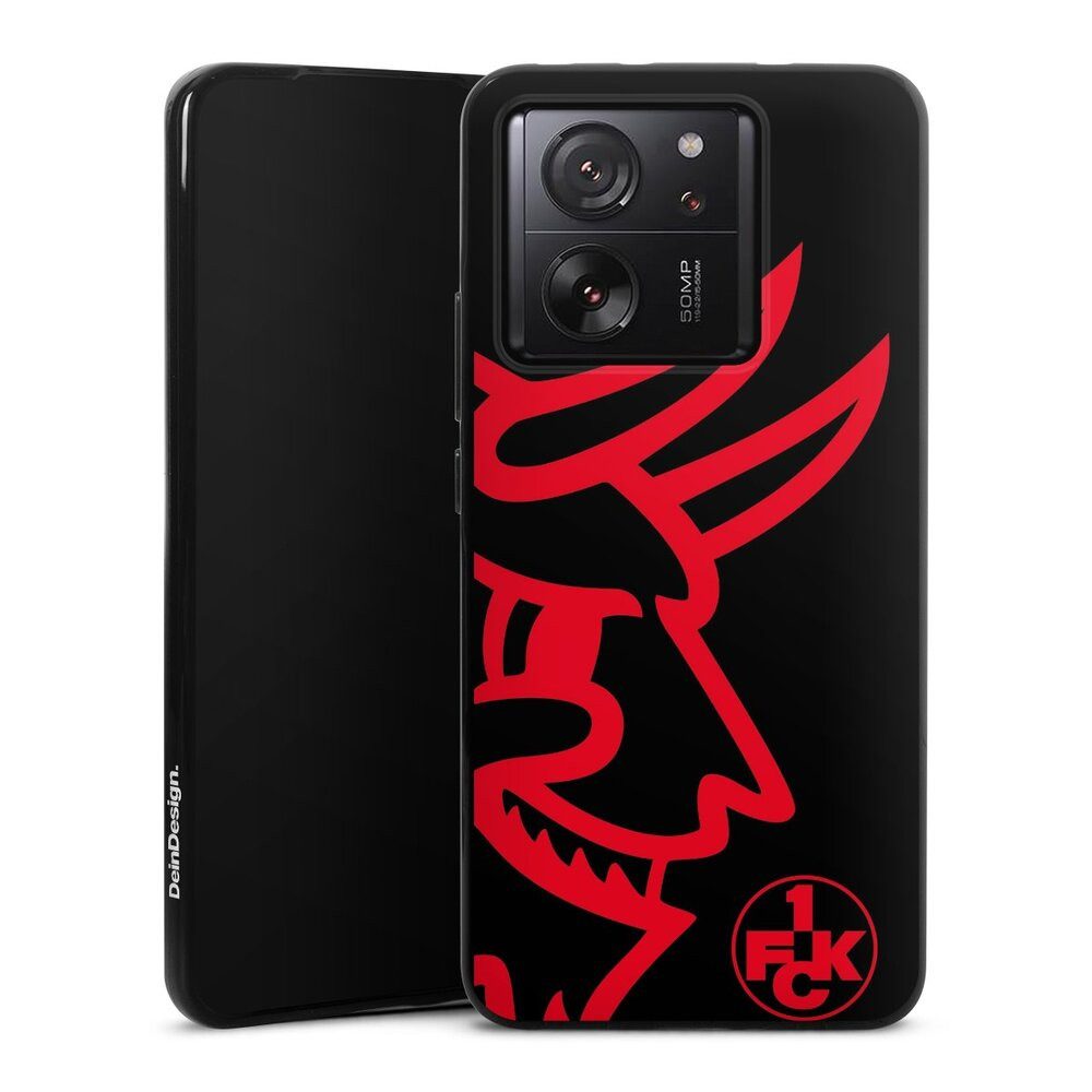 DeinDesign Handyhülle 1. FC Kaiserslautern Logo Offizielles Lizenzprodukt 1.FCK Dauerkarte, Xiaomi 13T Pro Silikon Hülle Bumper Case Handy Schutzhülle